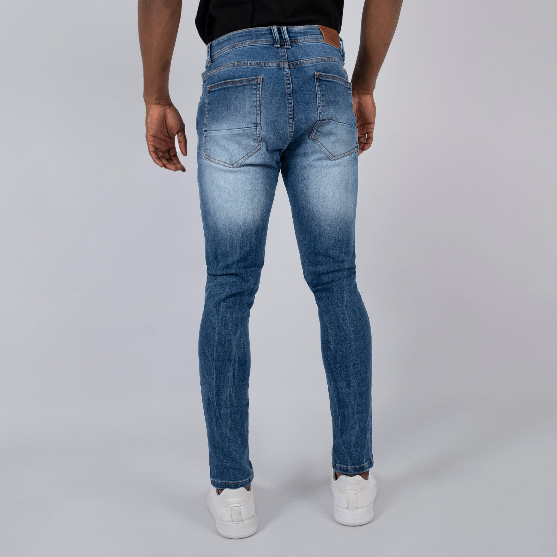 Jean hombre skinny azul oscuro