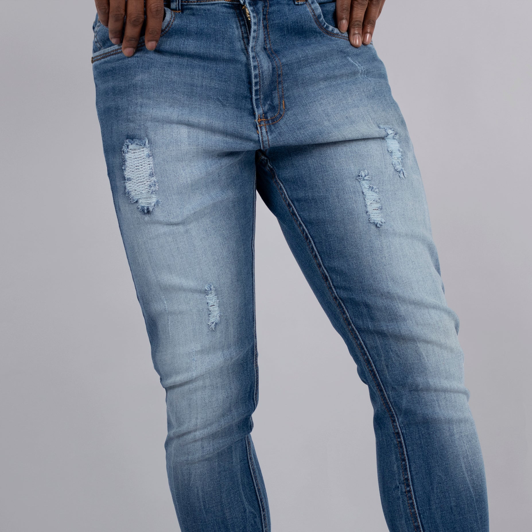 Jean hombre skinny azul oscuro
