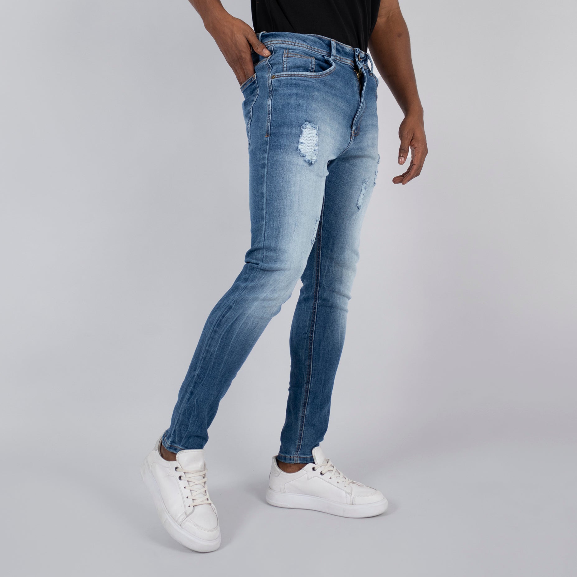 Jean hombre skinny azul oscuro