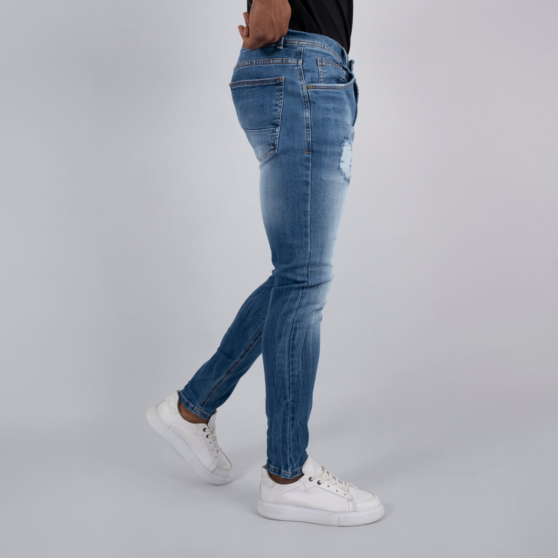 Jean hombre skinny azul oscuro