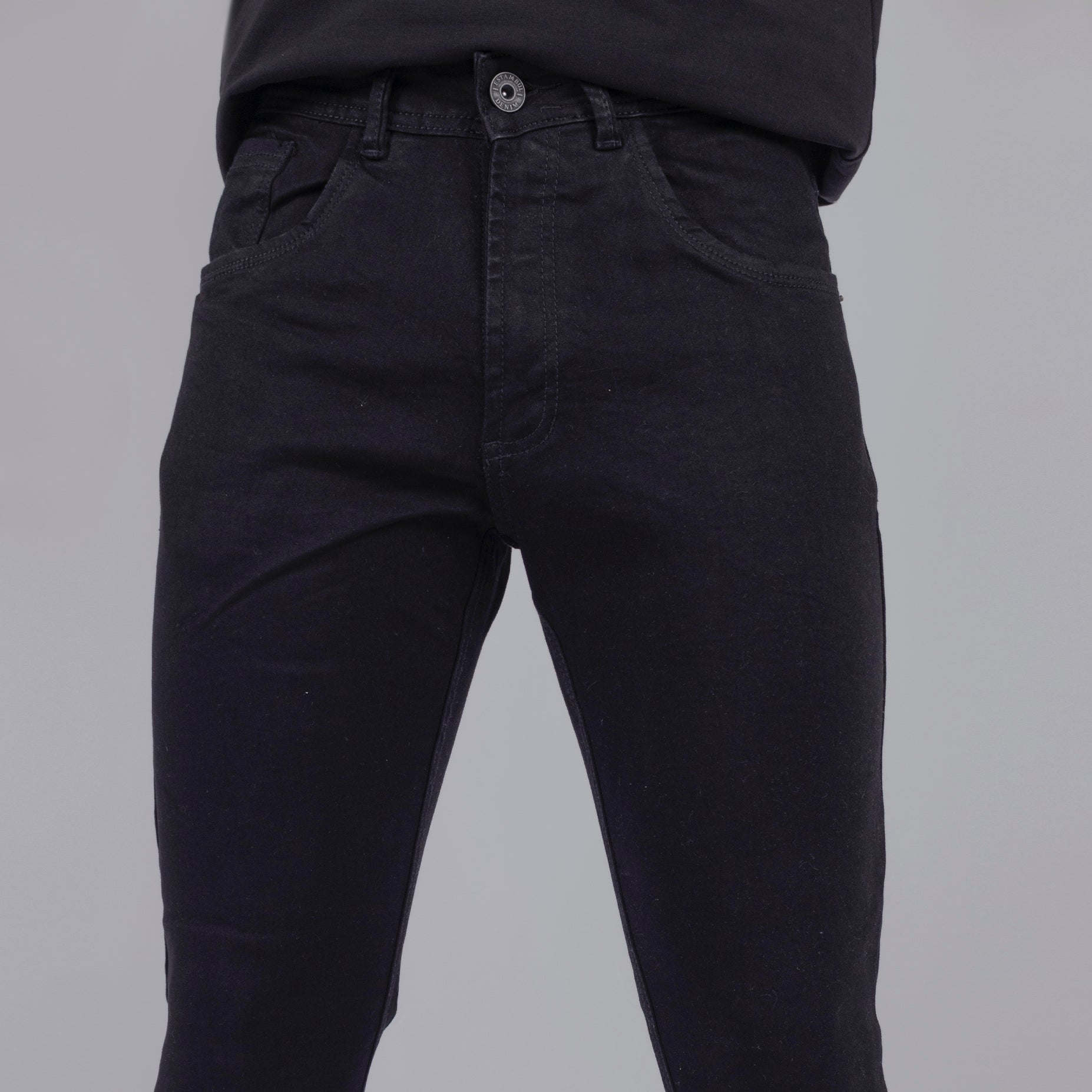 Jean hombre skinny negro clasico