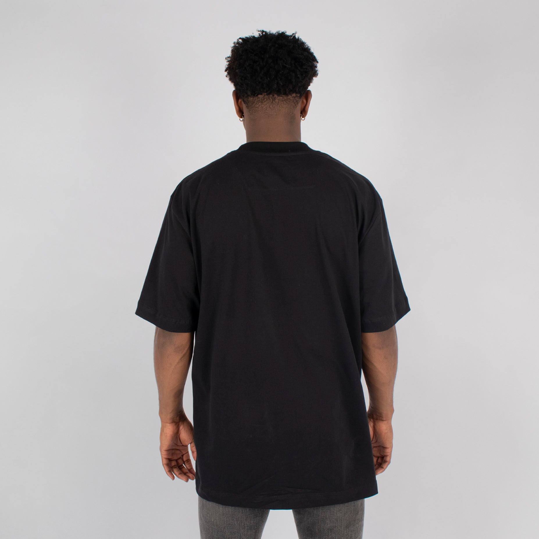 Oversize hombre basica negra