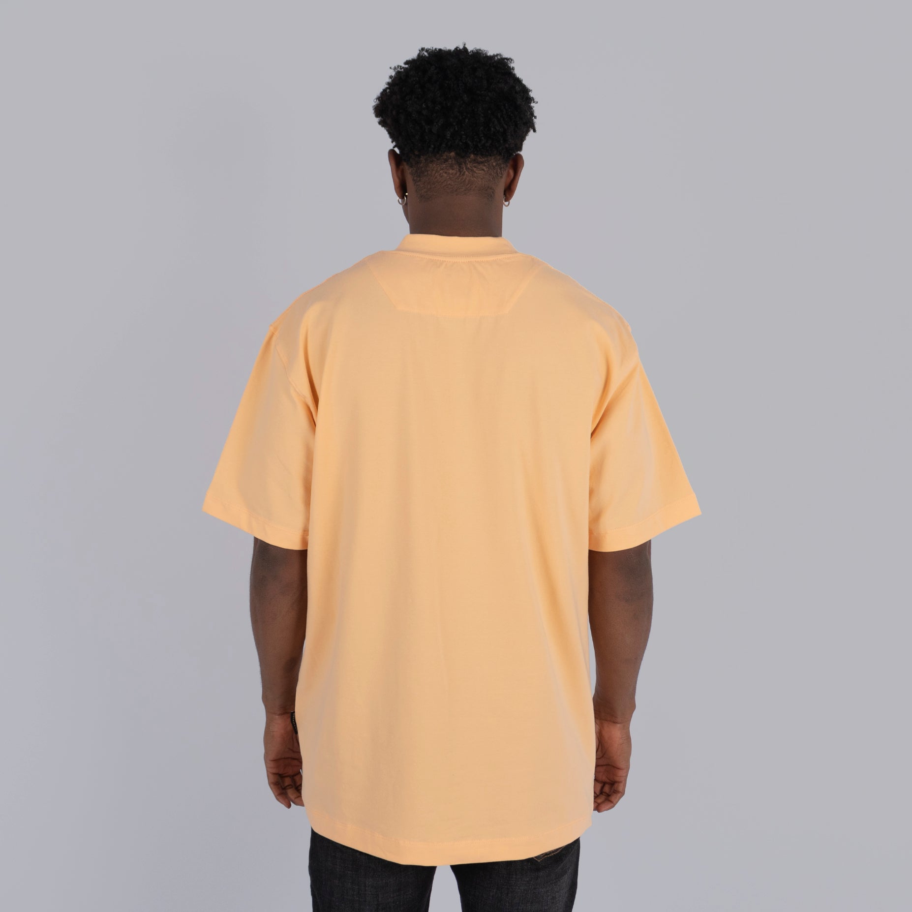 Oversize hombre basica naranja