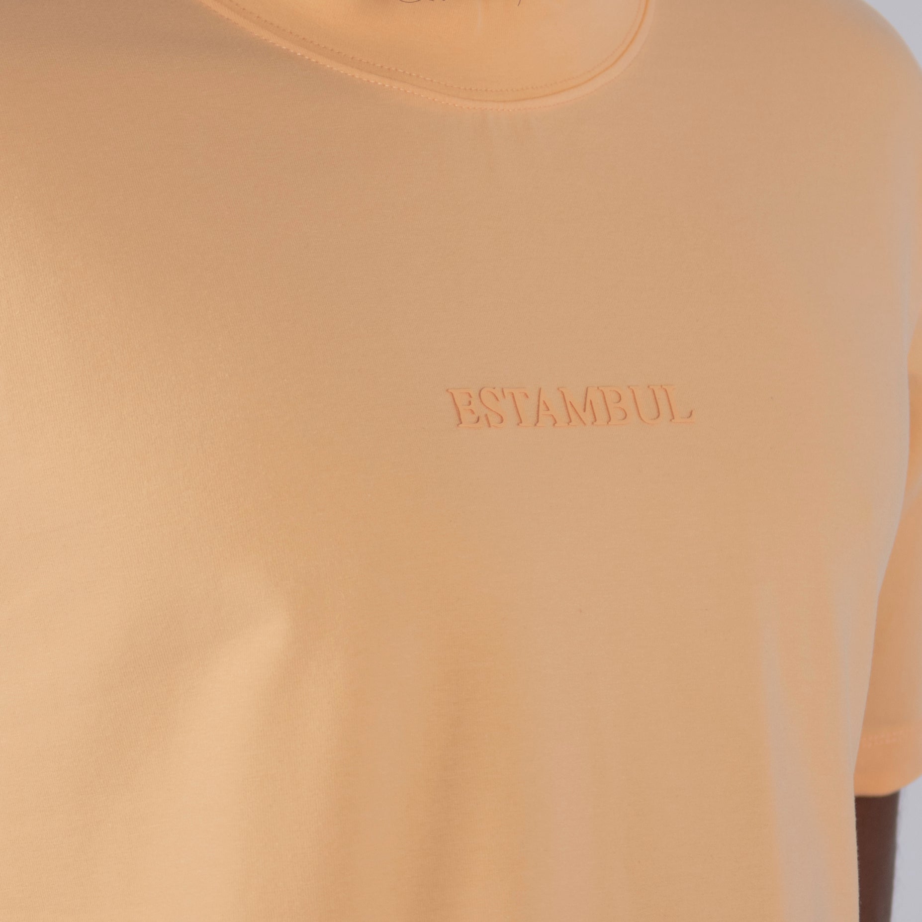 Oversize hombre basica naranja