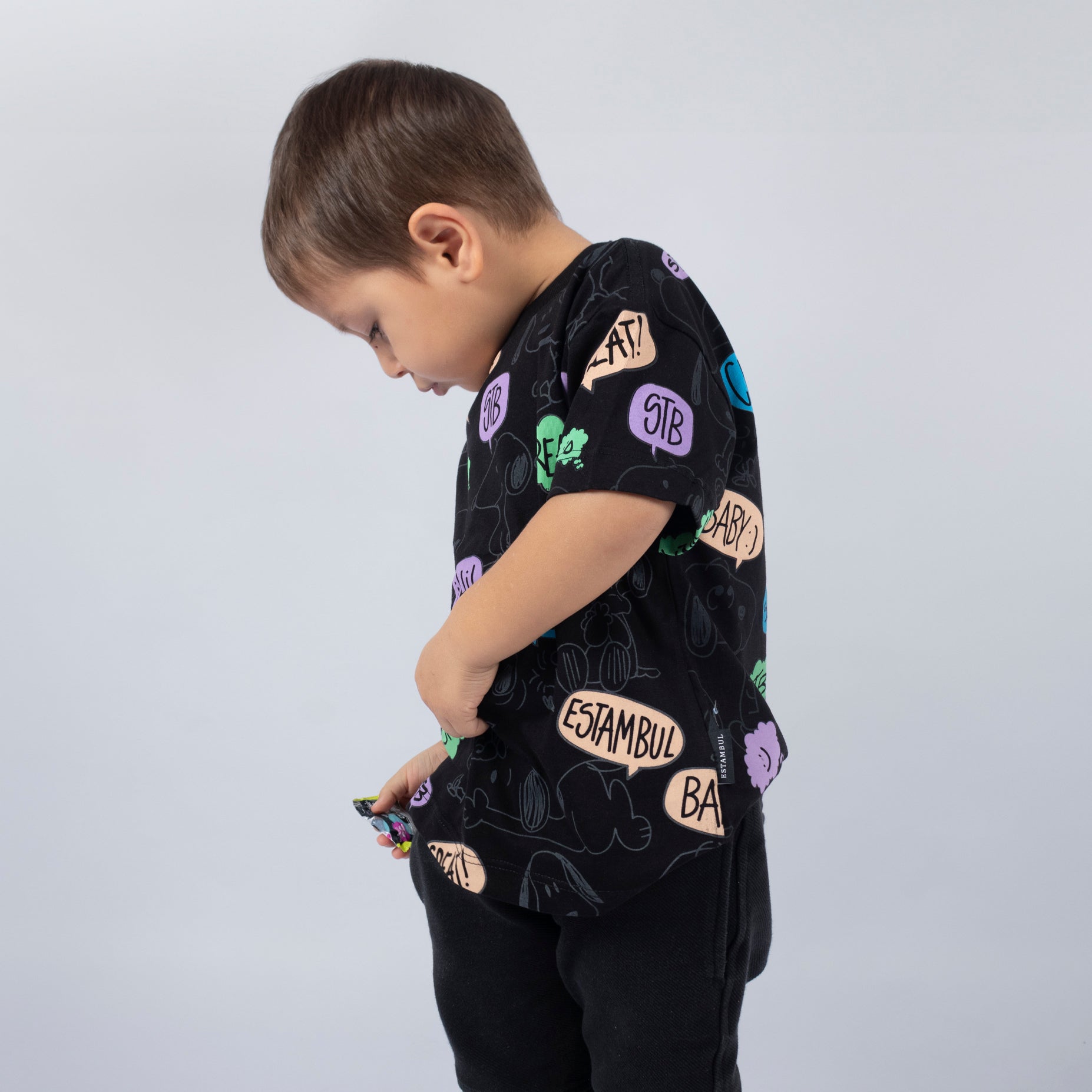 Oversize snoopy negra