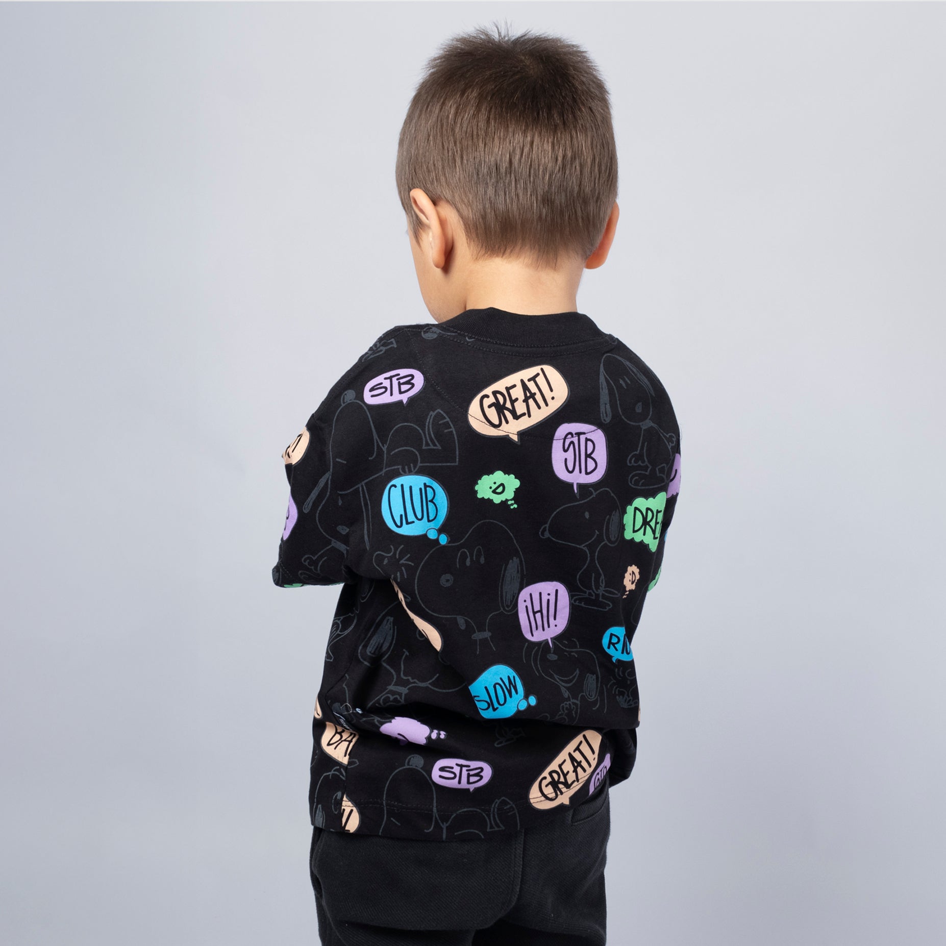 Oversize snoopy negra