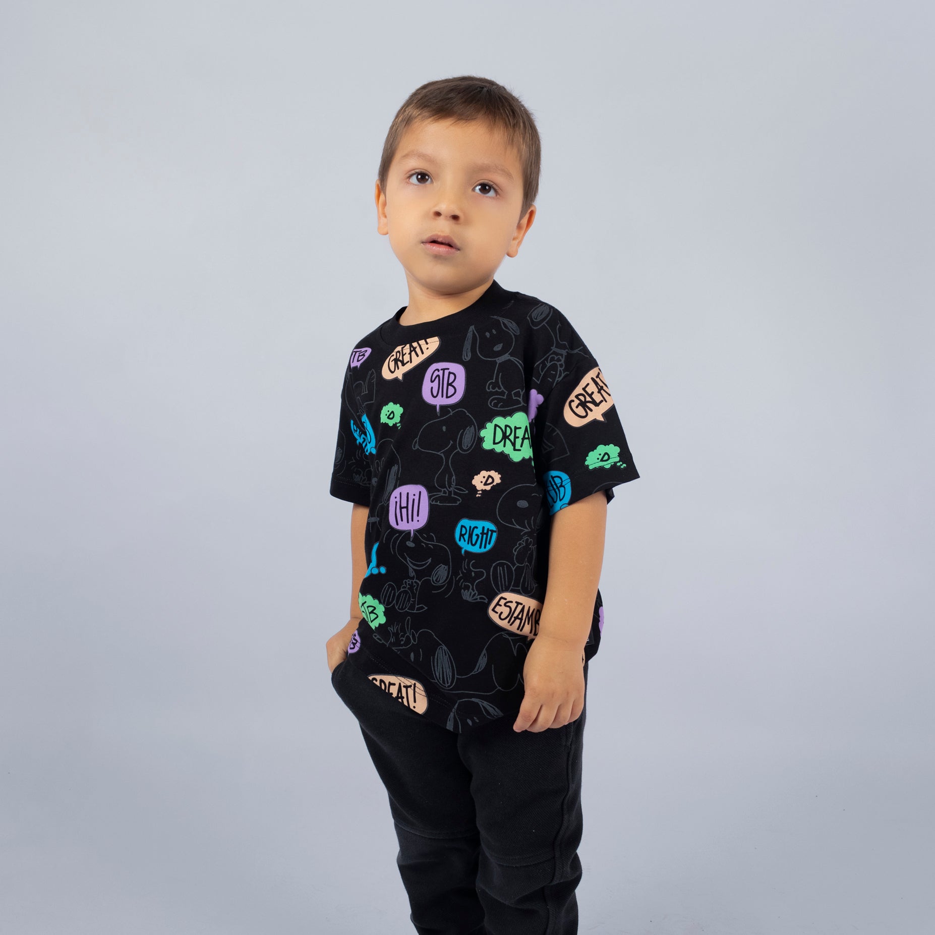 Oversize snoopy negra