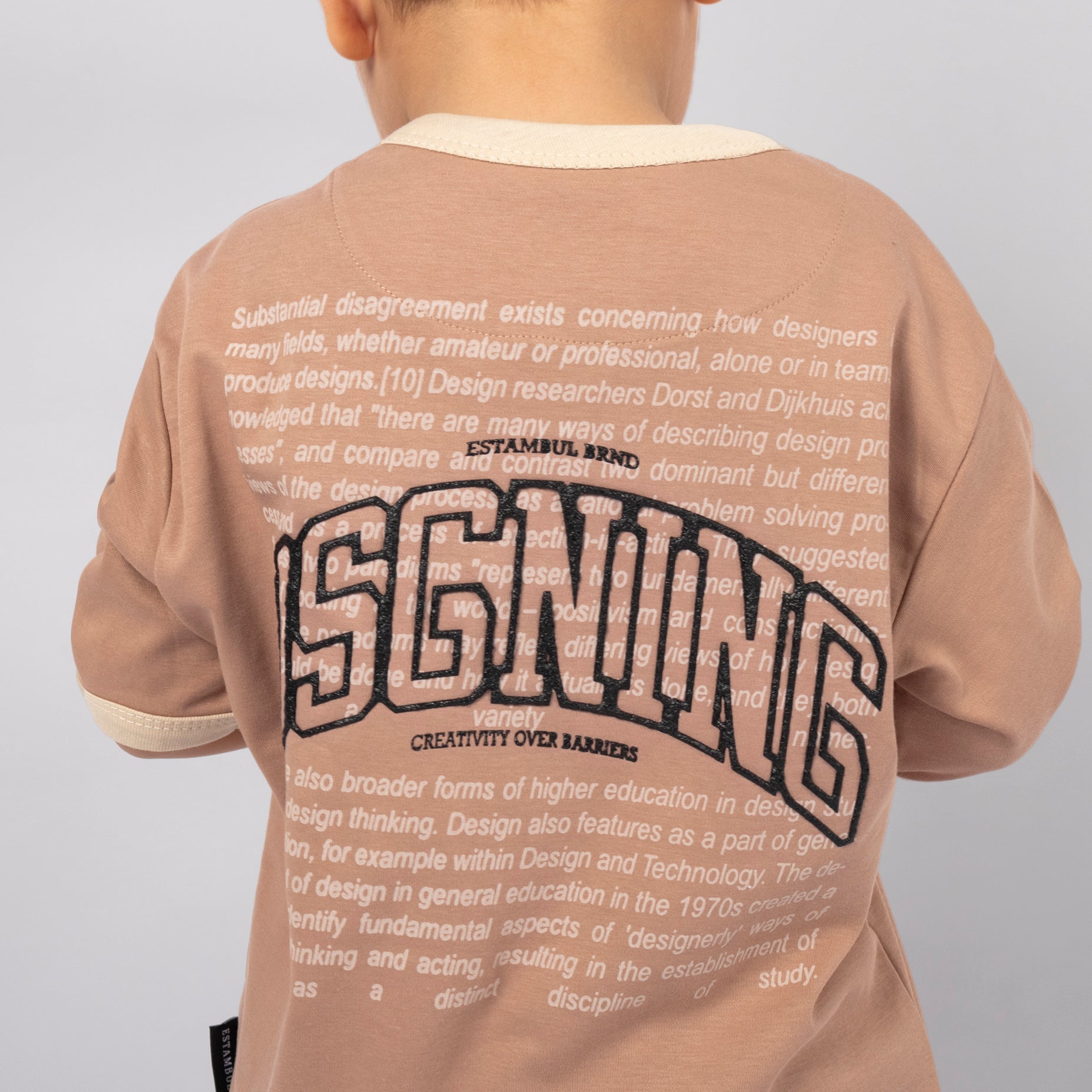 Oversize baby estampada dsgning