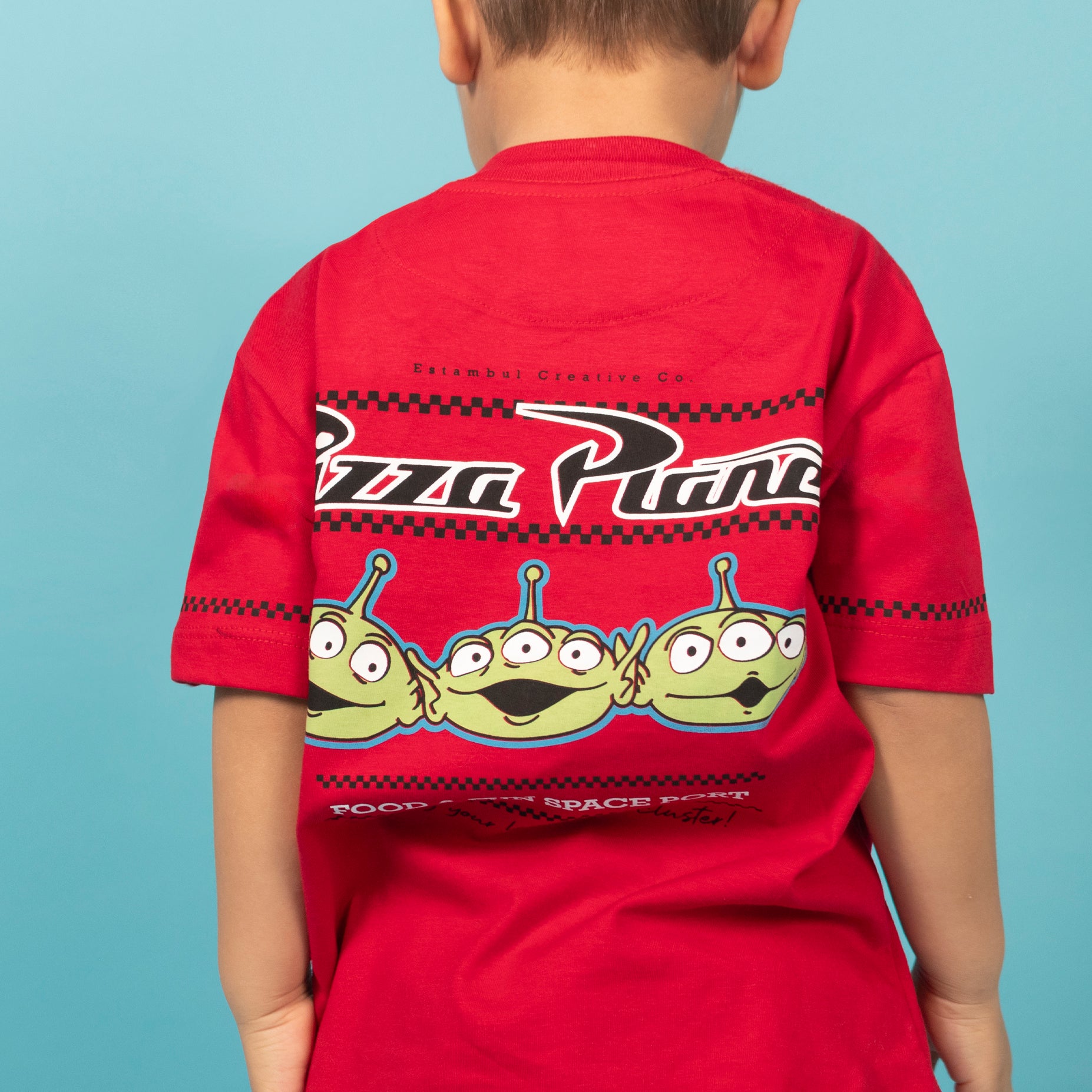 Oversize baby pizza planeta