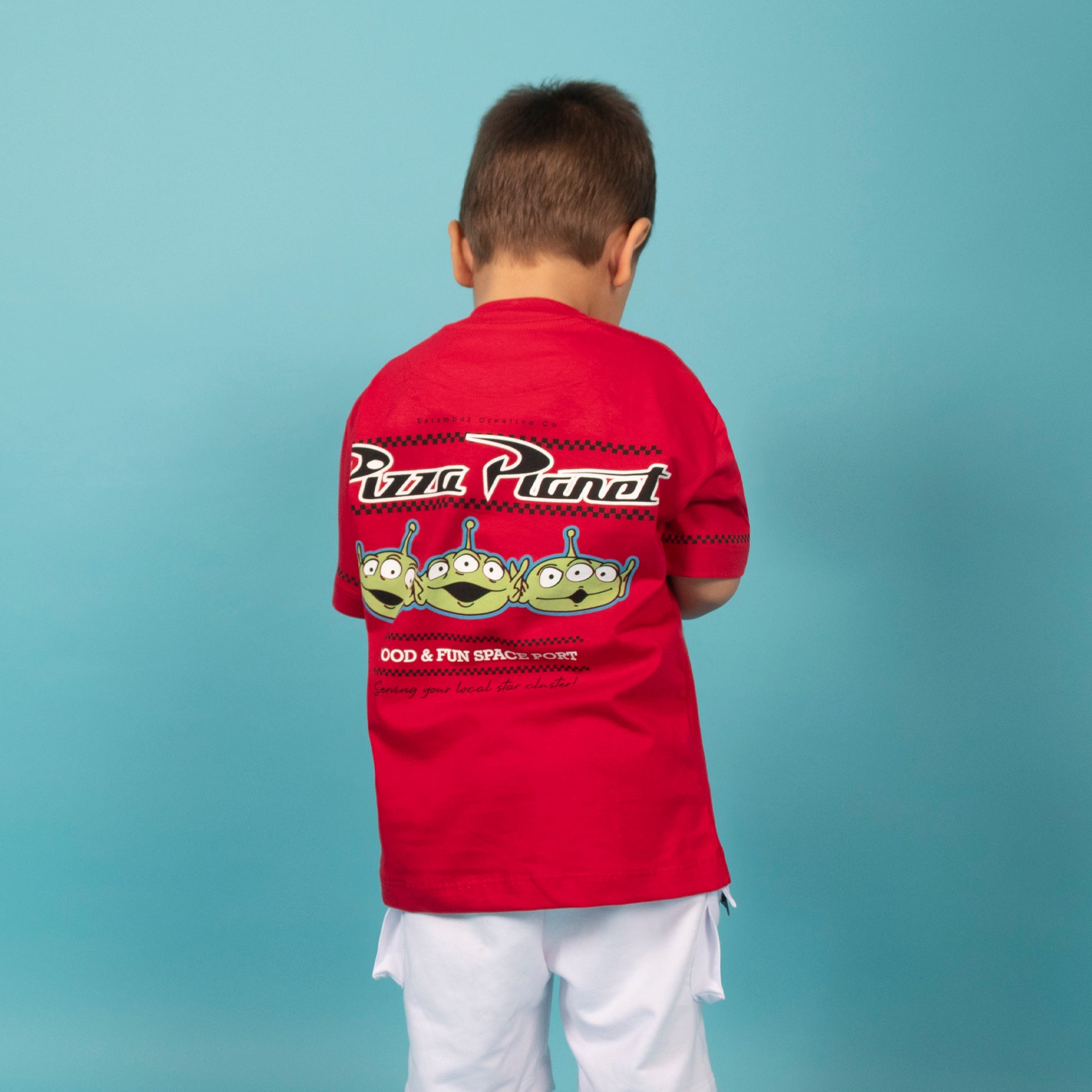 Oversize baby pizza planeta