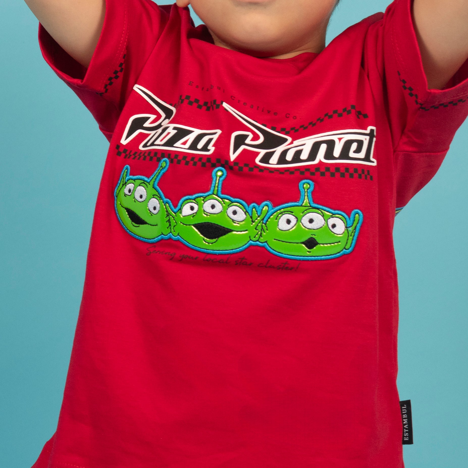 Oversize baby pizza planeta