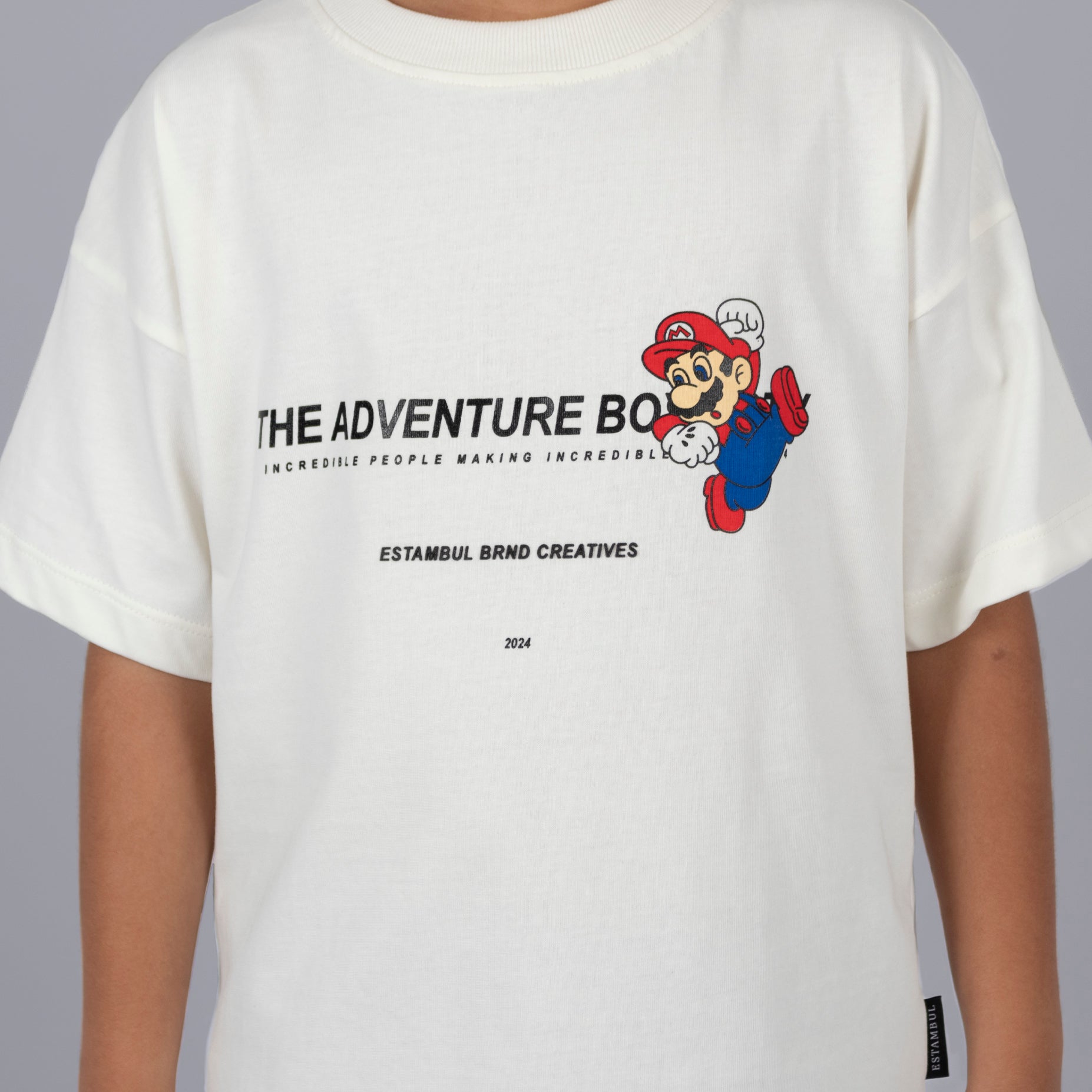 Oversize niño mario aventura