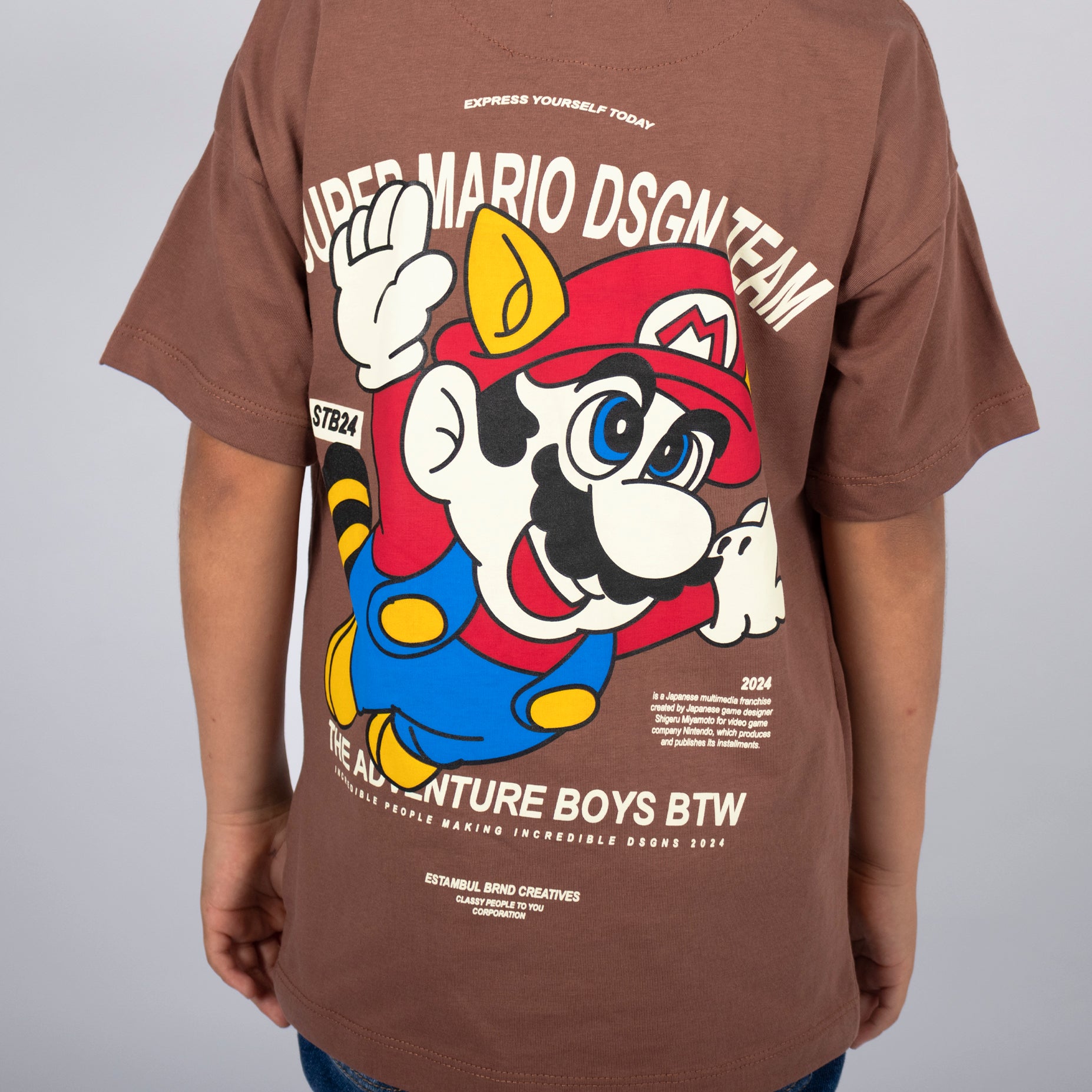 Oversize niño Mario Bross