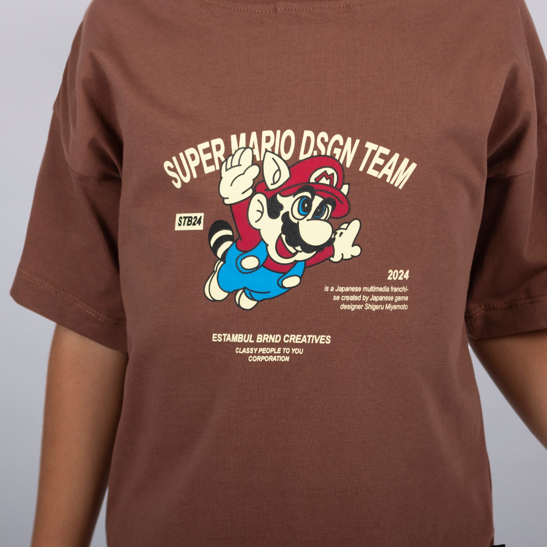 Oversize niño Mario Bross