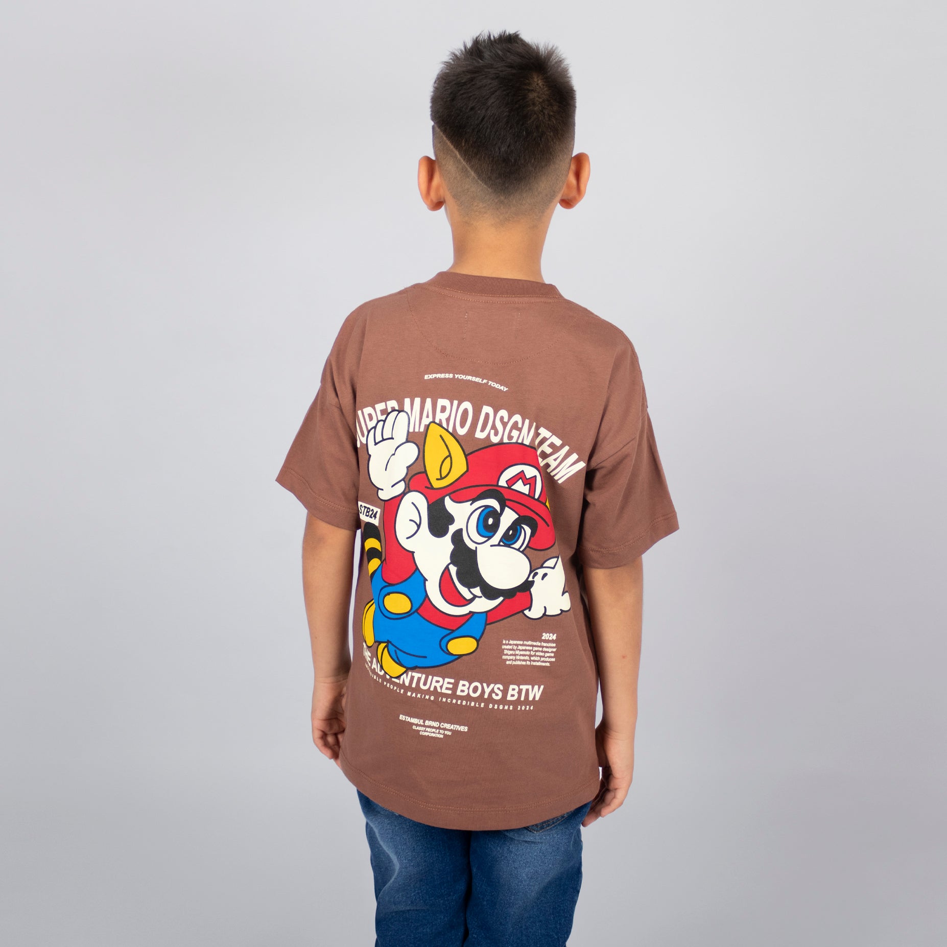 Oversize niño Mario Bross