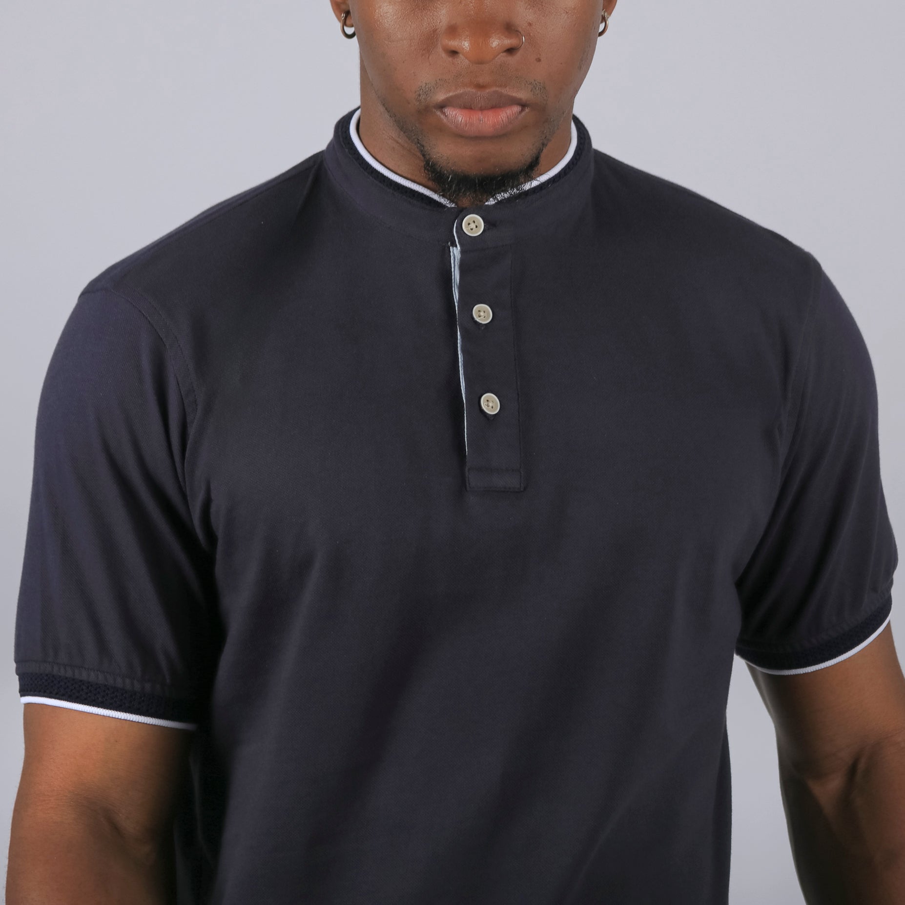 Polo hombre basico navy