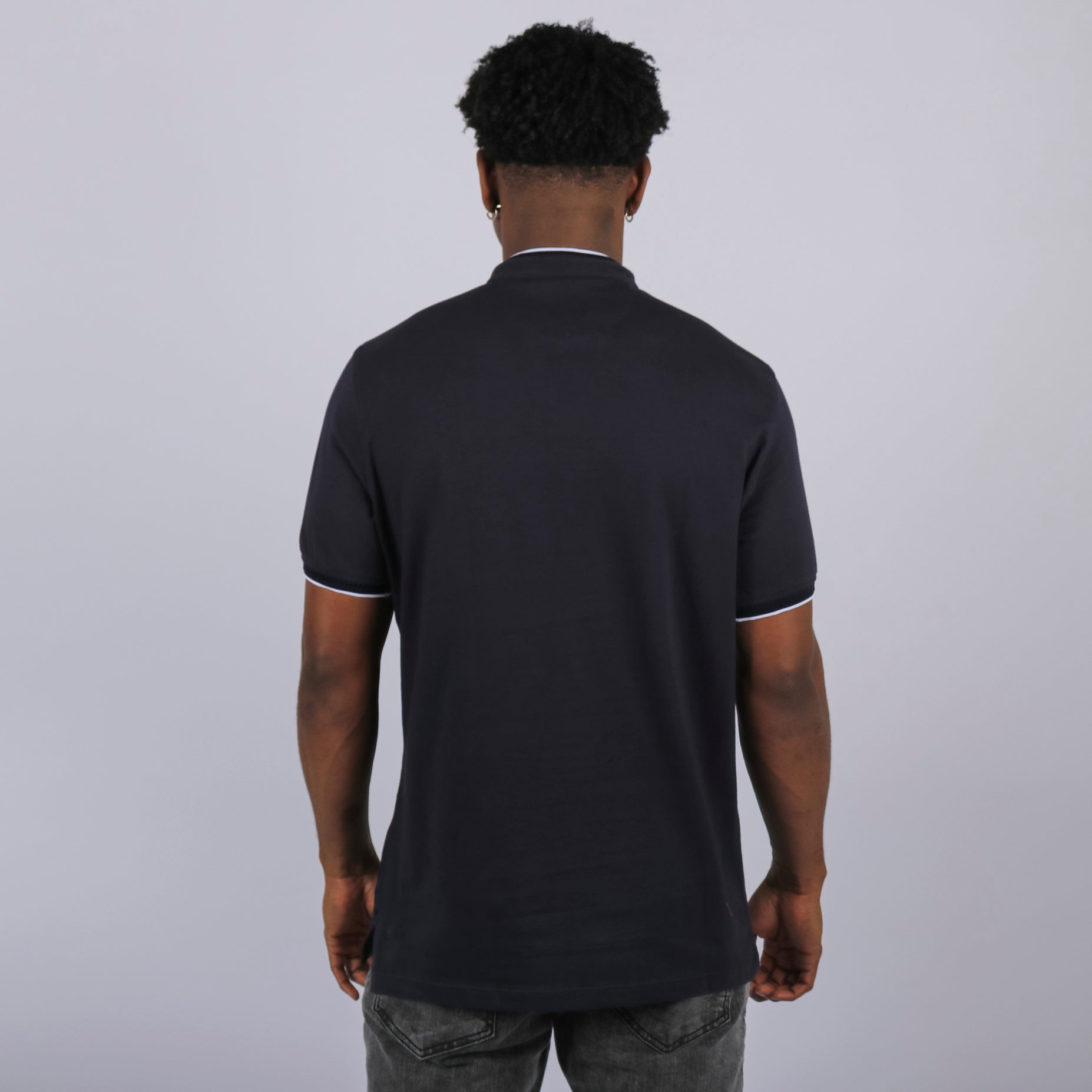 Polo hombre basico navy