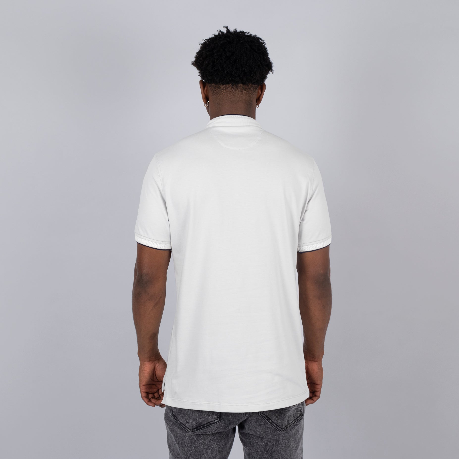 Polo hombre clasico crudo