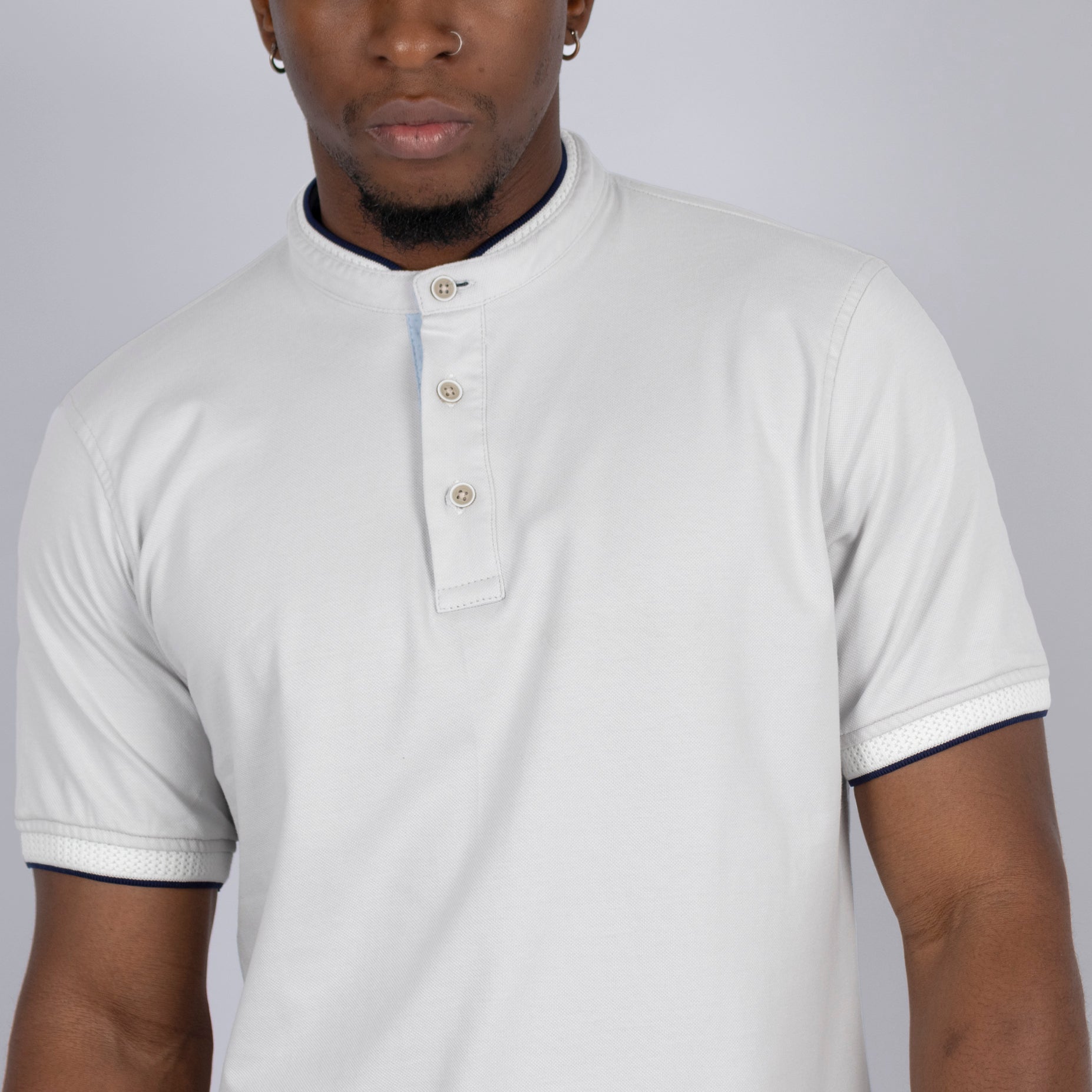 Polo hombre clasico crudo