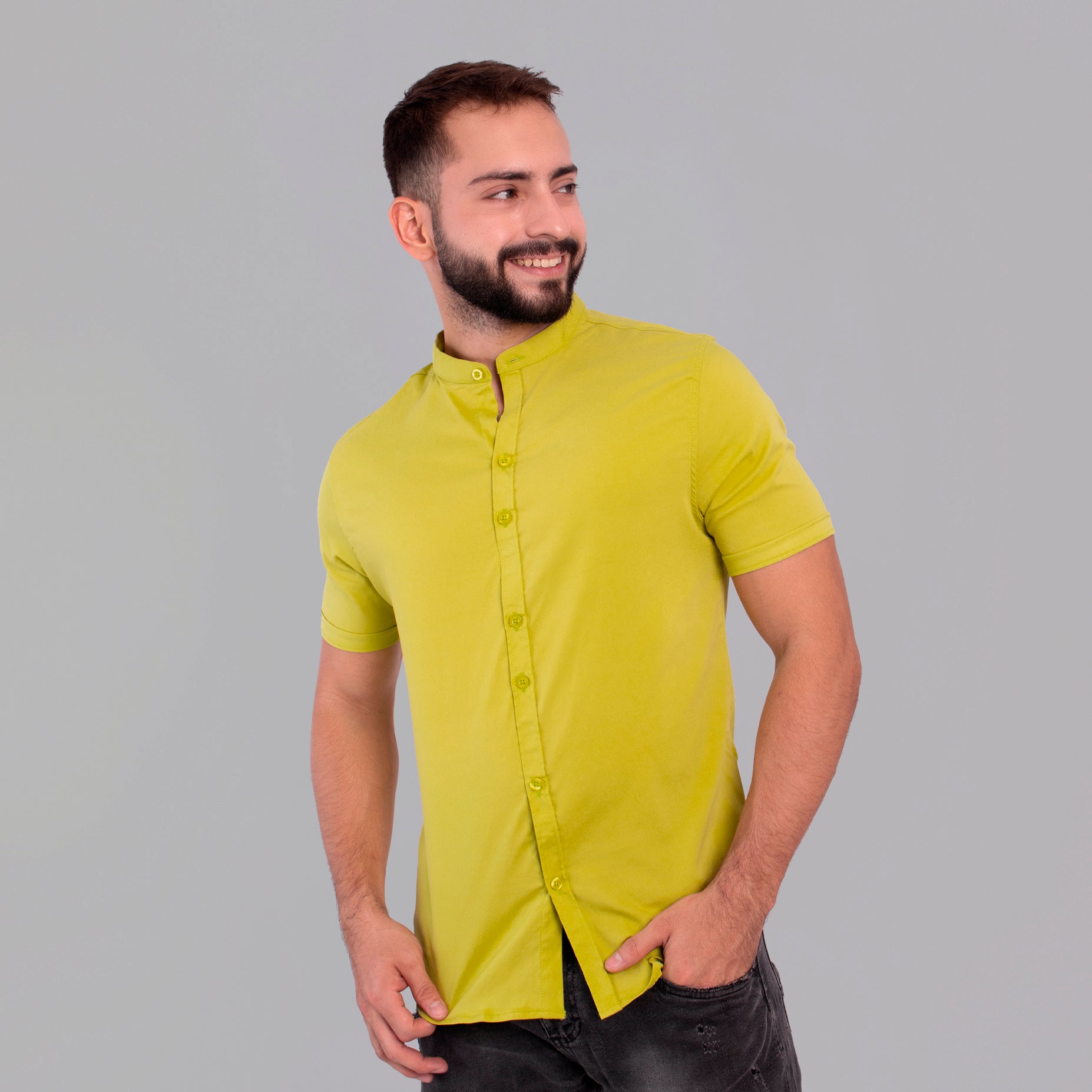 Camisa adulto basica verde