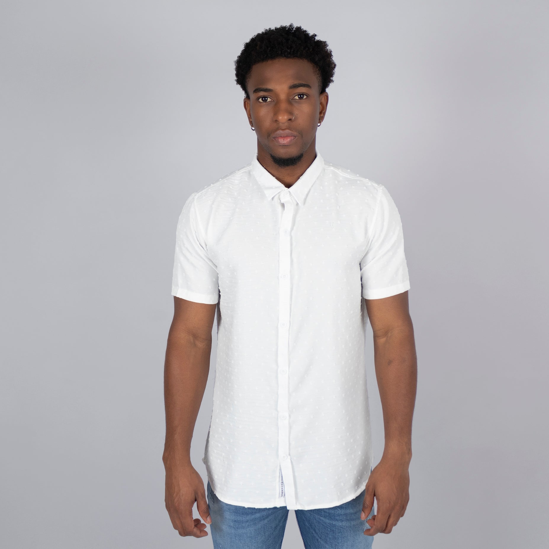 Camisa hombre textura