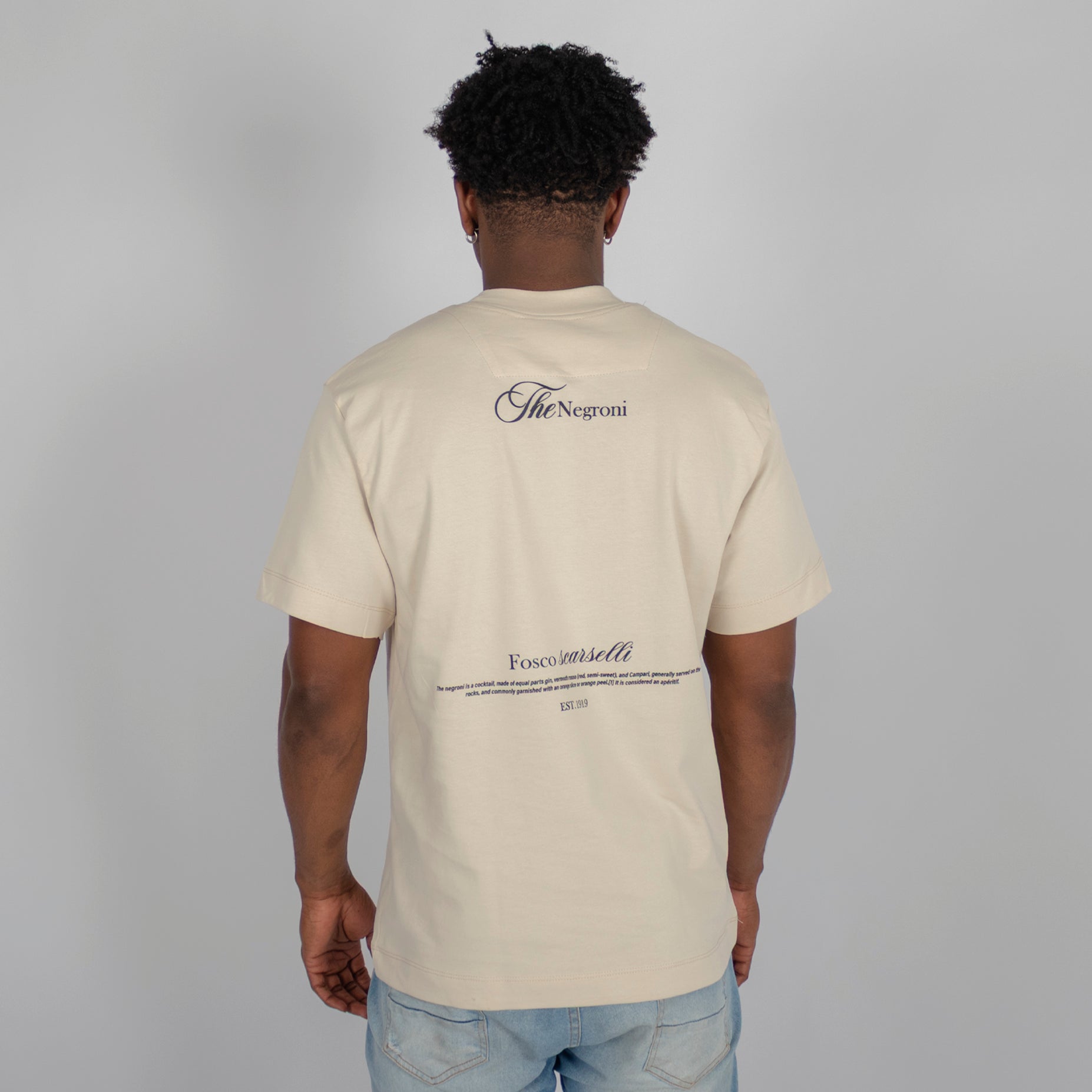 Camiseta regular hombre negroni