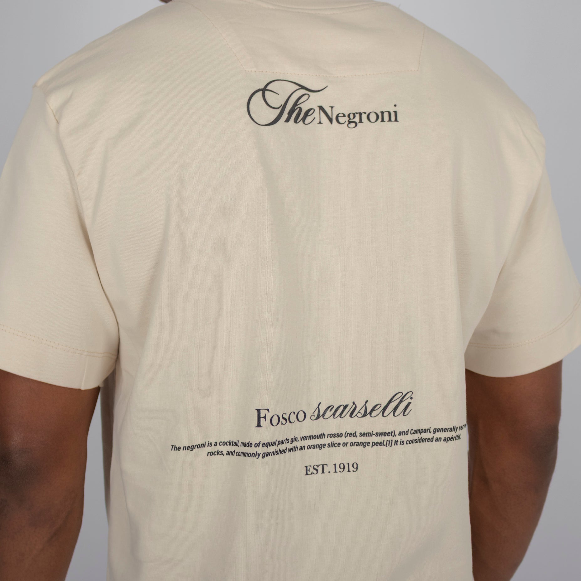 Camiseta regular hombre negroni