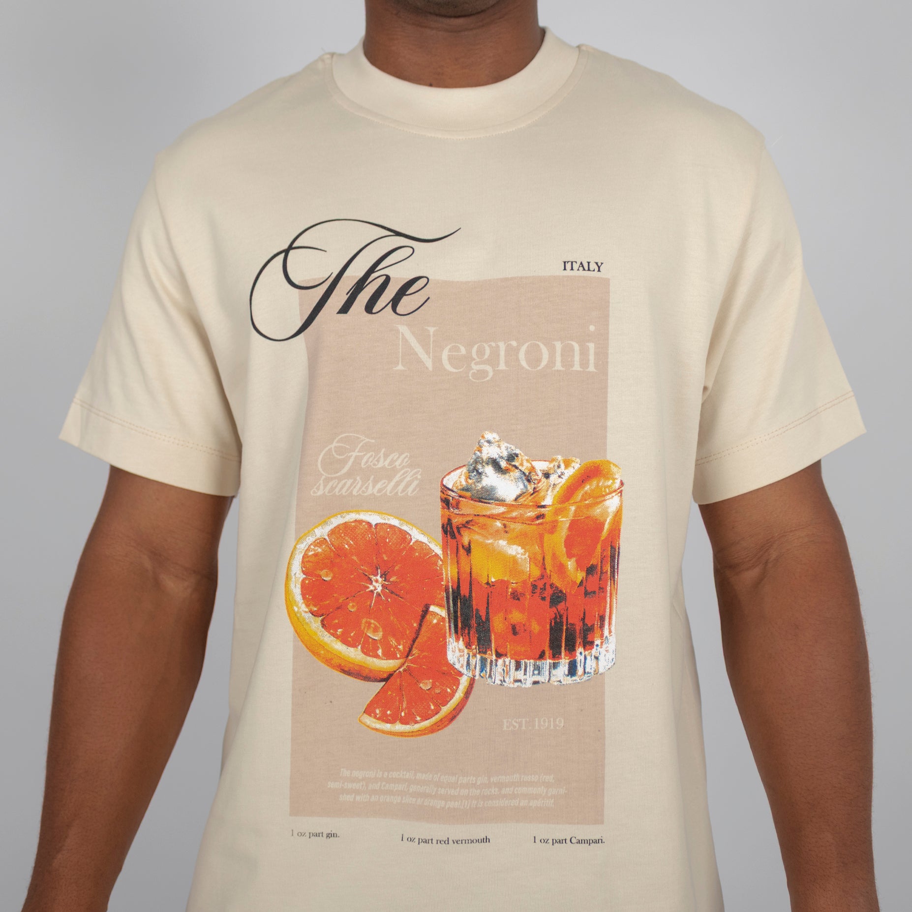 Camiseta regular hombre negroni