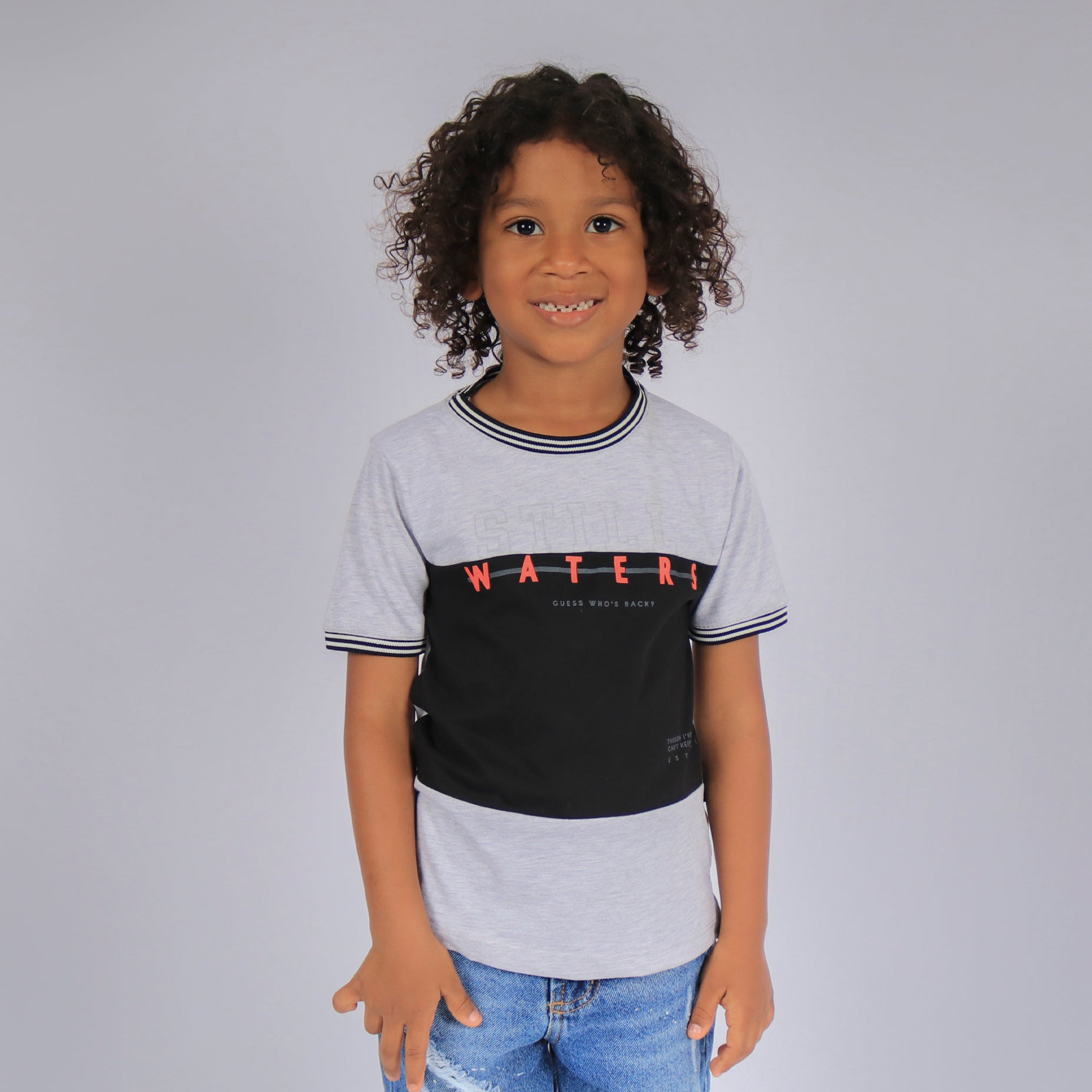 Camiseta niño cortes water