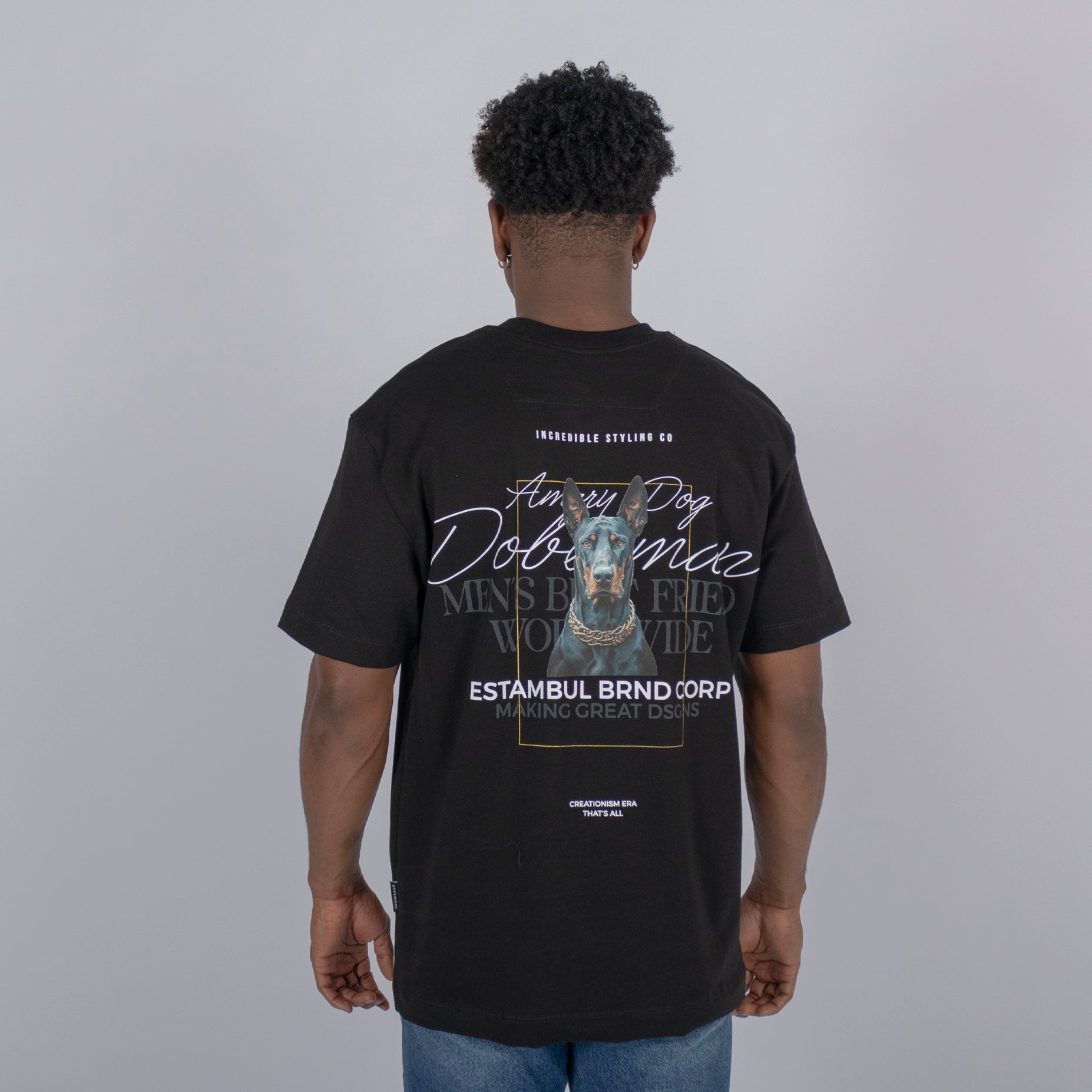 Camiseta hombre doberman