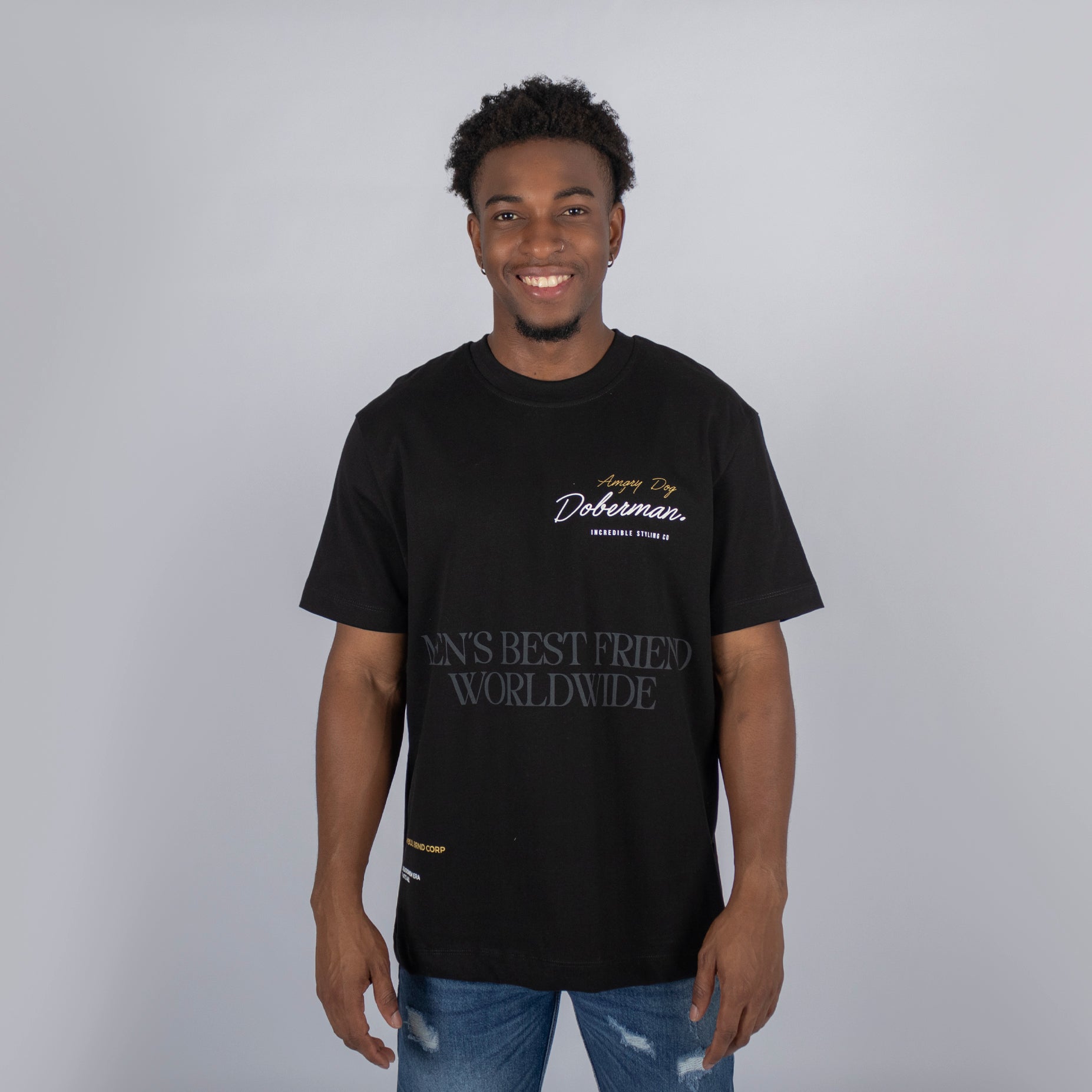 Camiseta hombre doberman