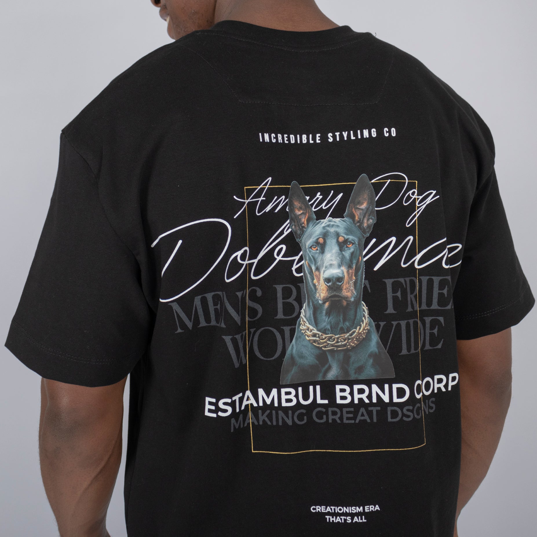 Camiseta hombre doberman