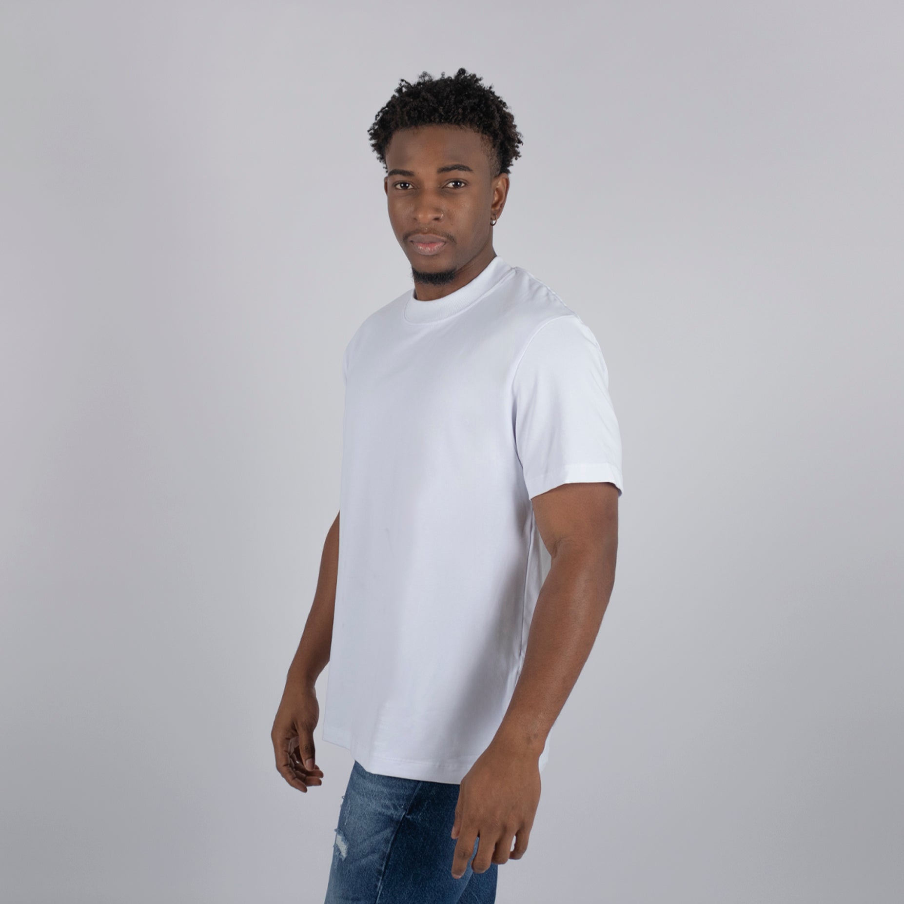 Camiseta hombre basica blanca