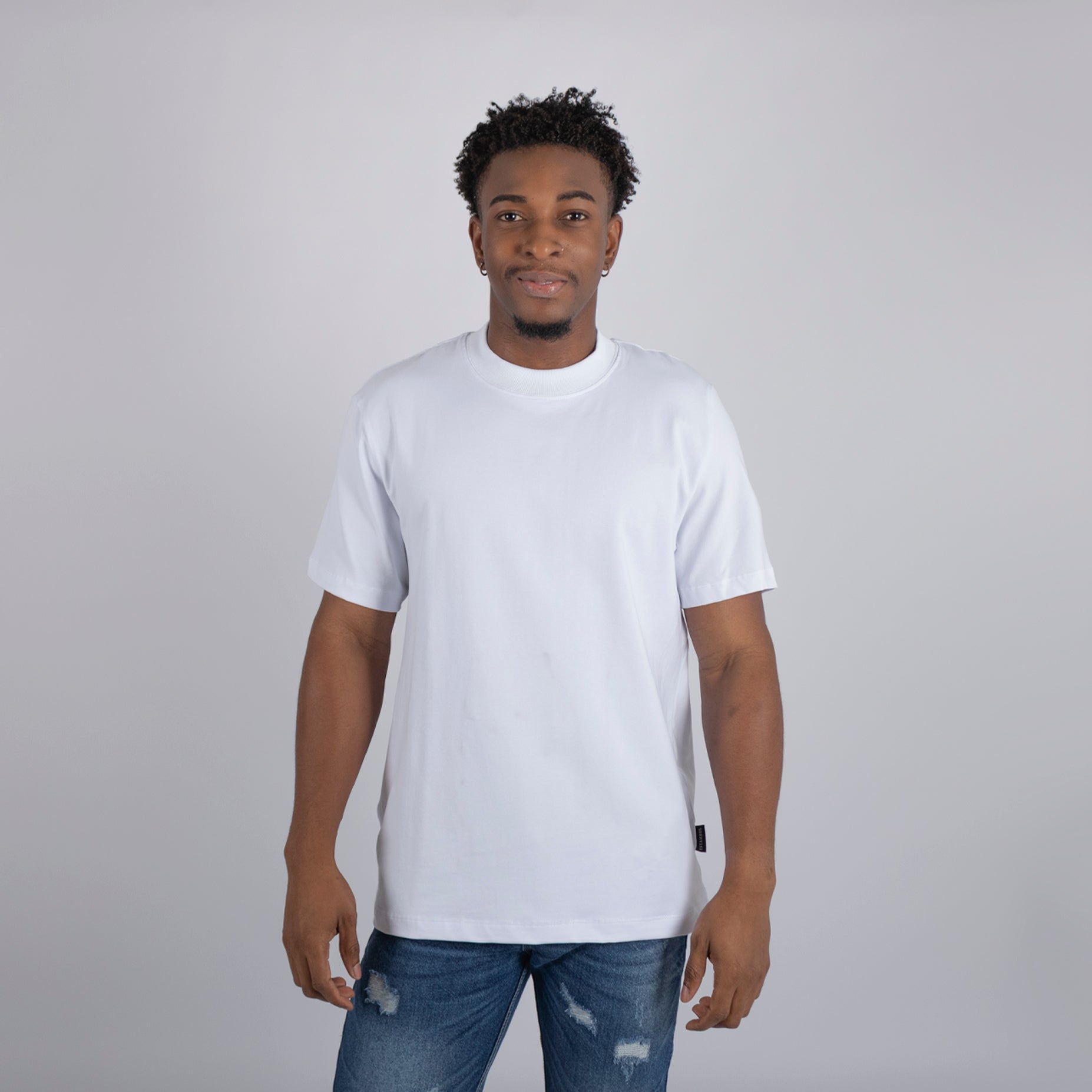 Camiseta hombre basica blanca