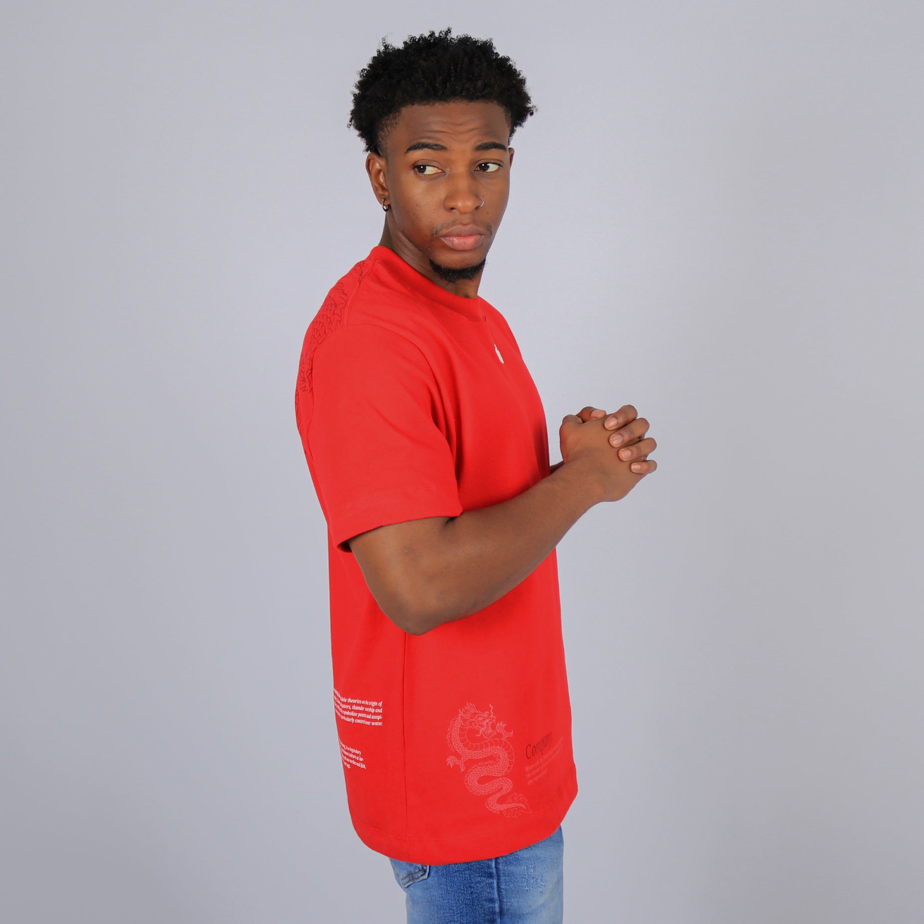 Camiseta hombre stb roja