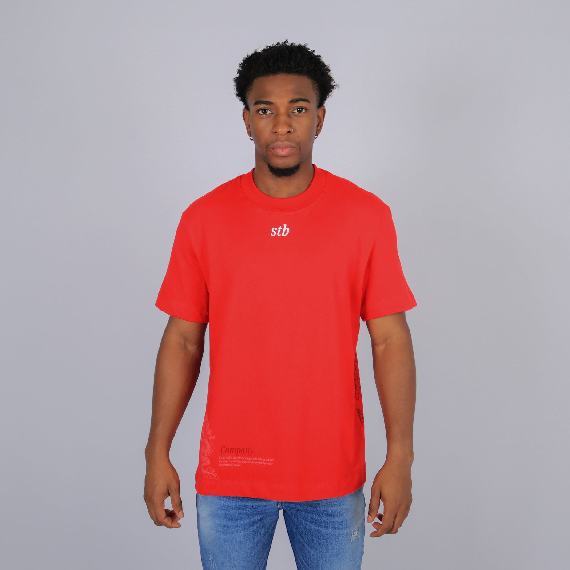 Camiseta hombre stb roja