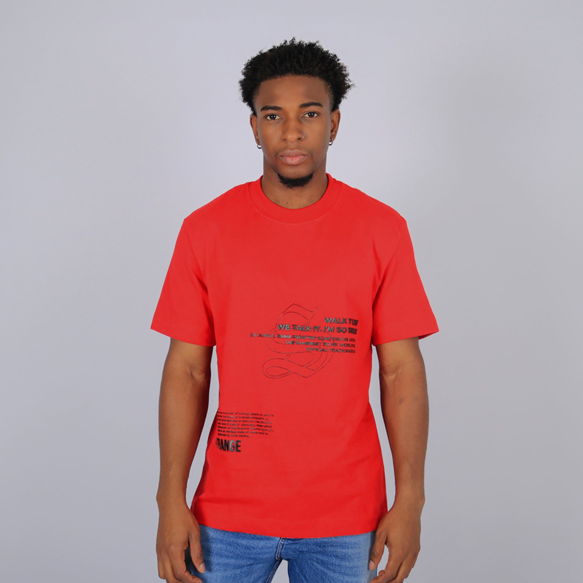 Camiseta hombre roja