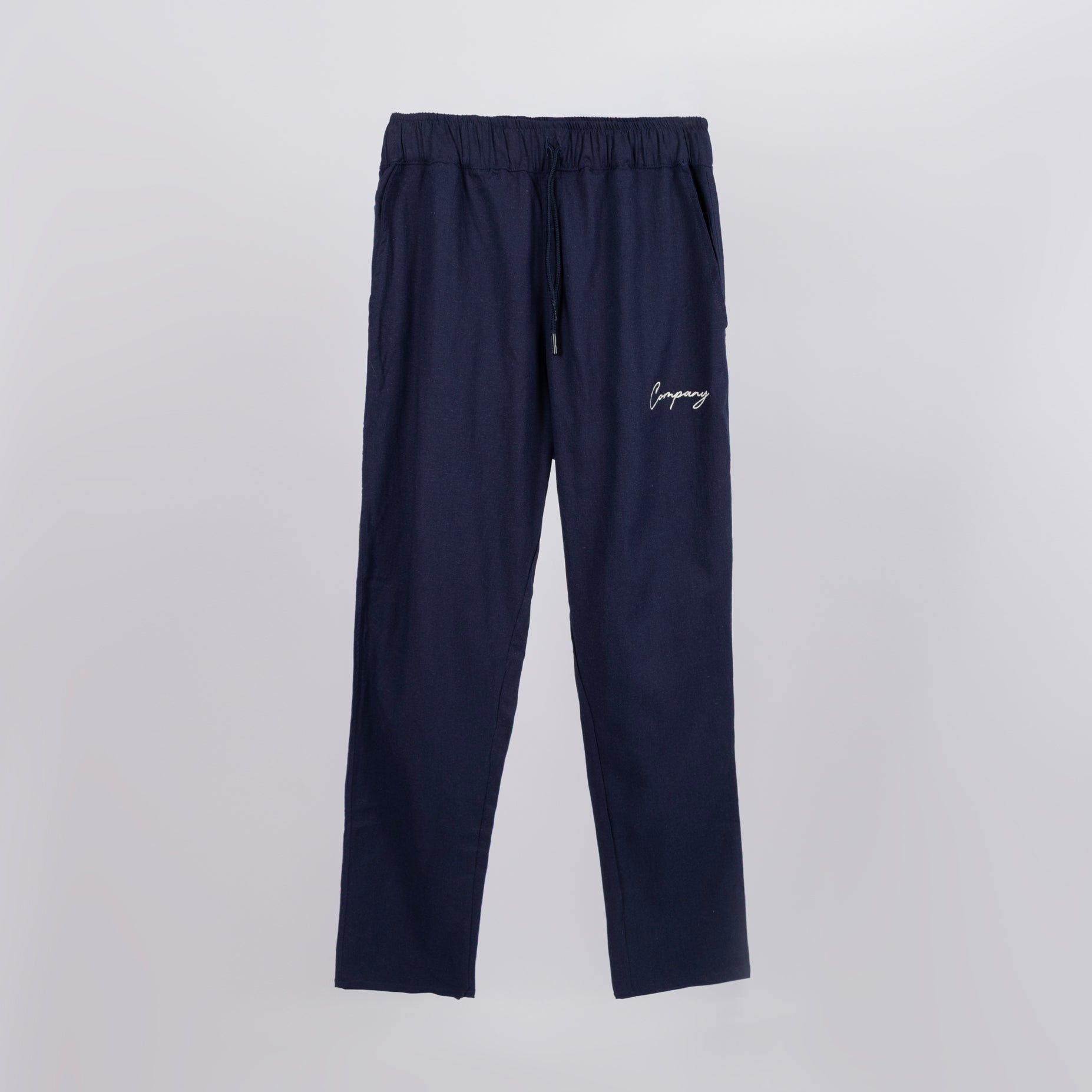 Conjunto hombre azul bordado