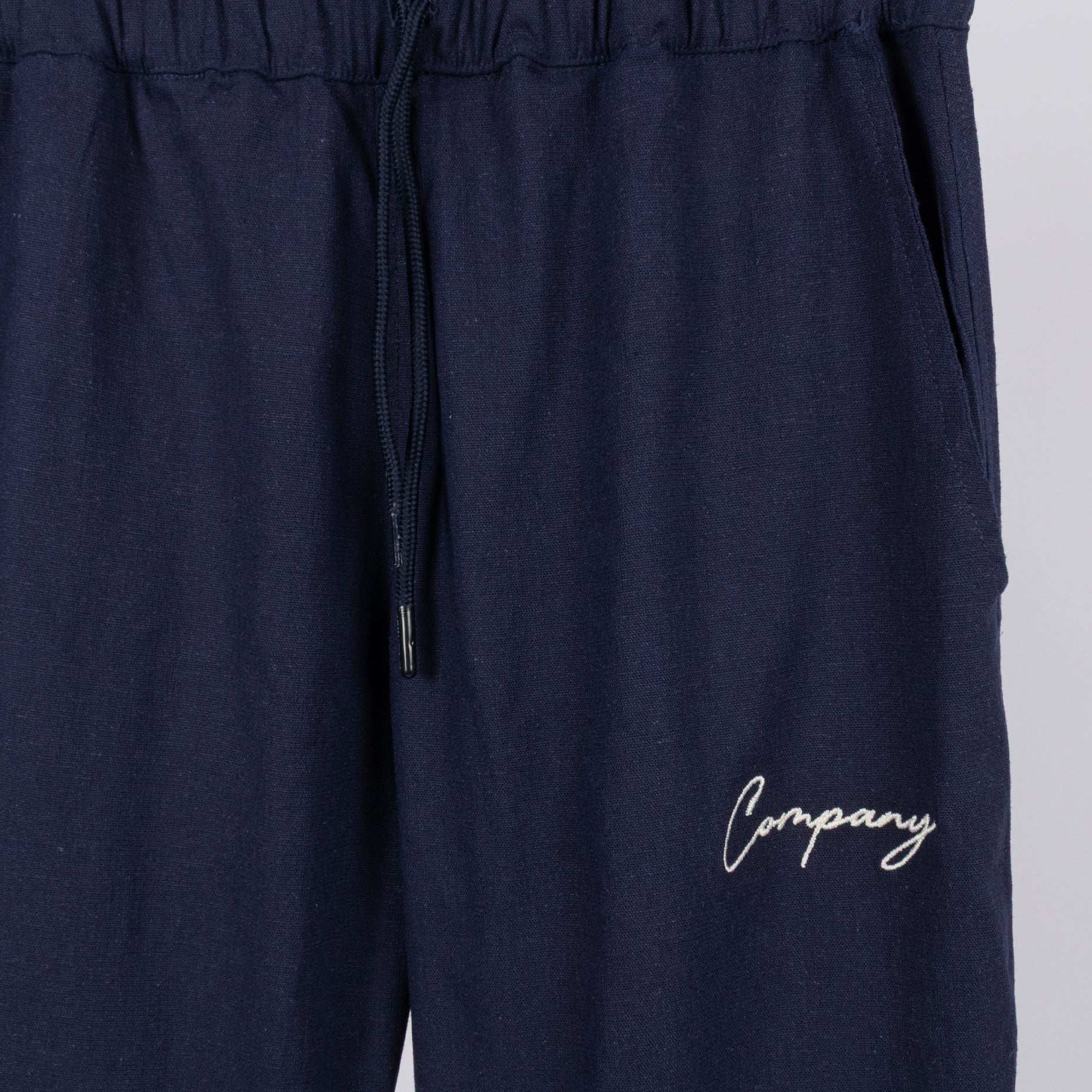 Conjunto hombre azul bordado