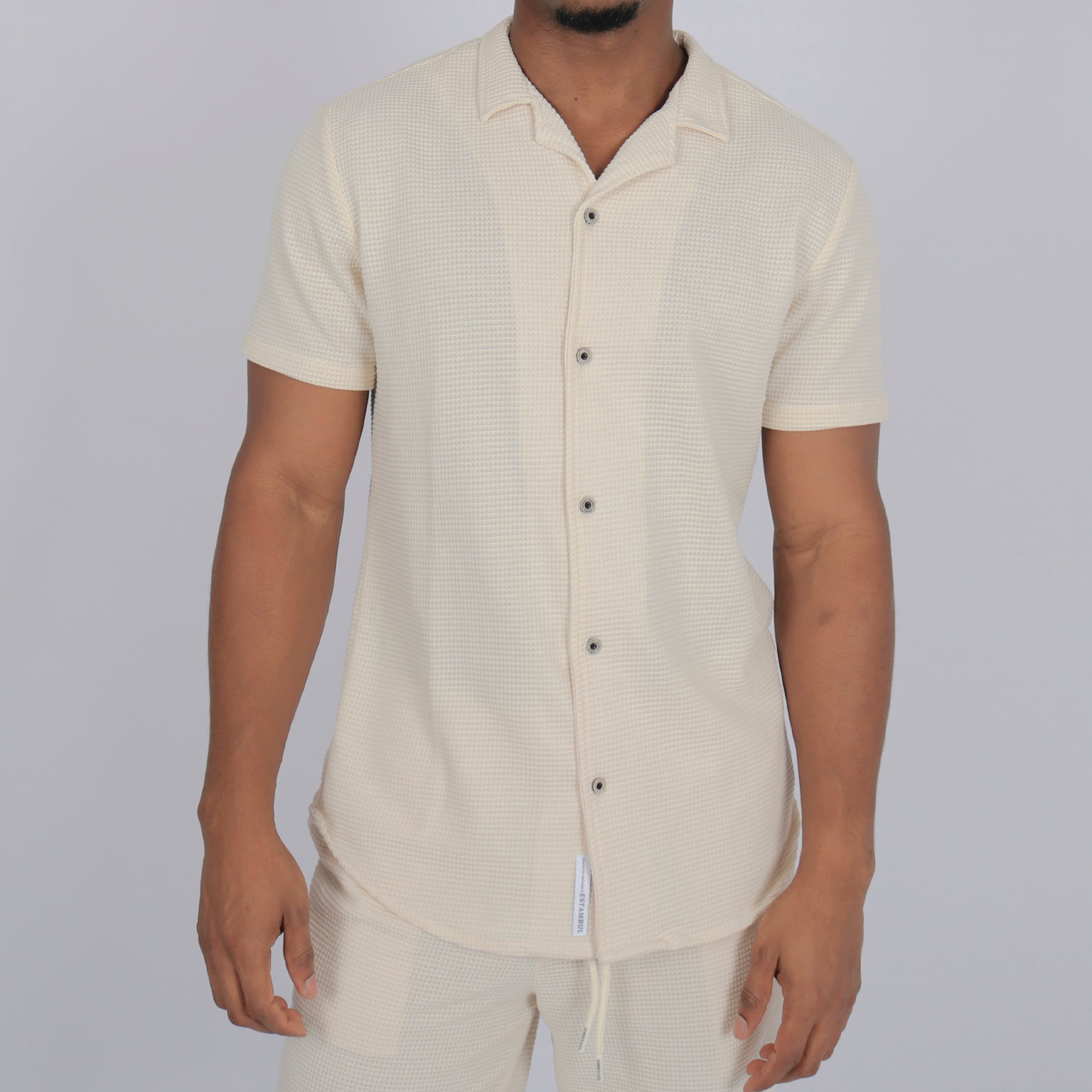 Conjunto textura marfil