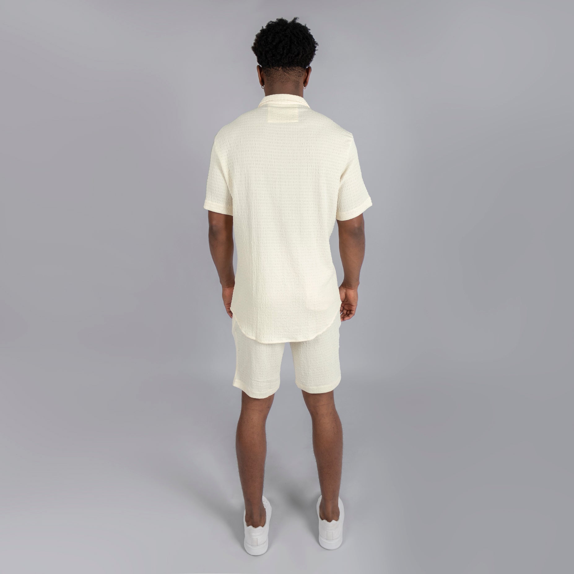 Conjunto hombre textura crudo