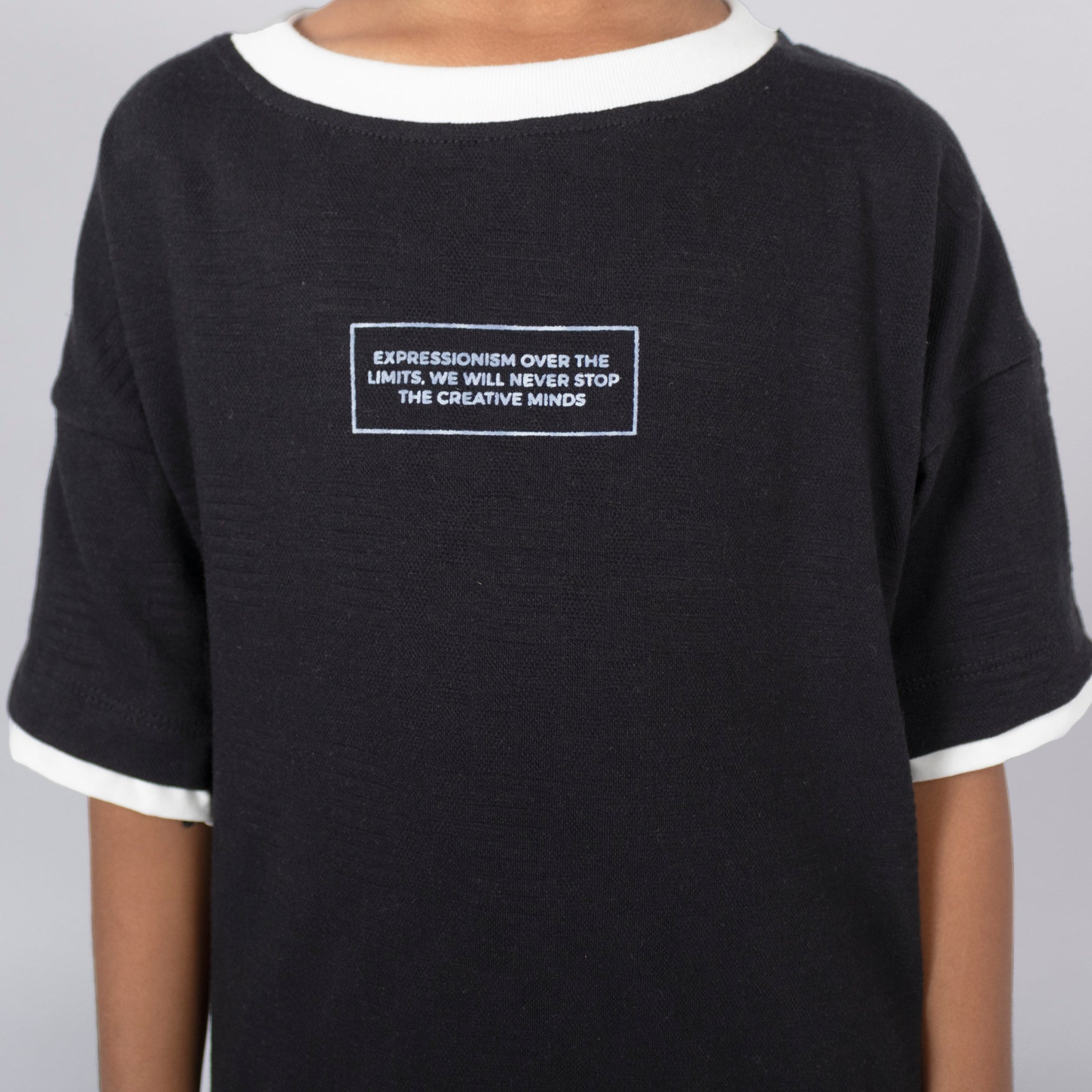 Conjunto niño Textura negro