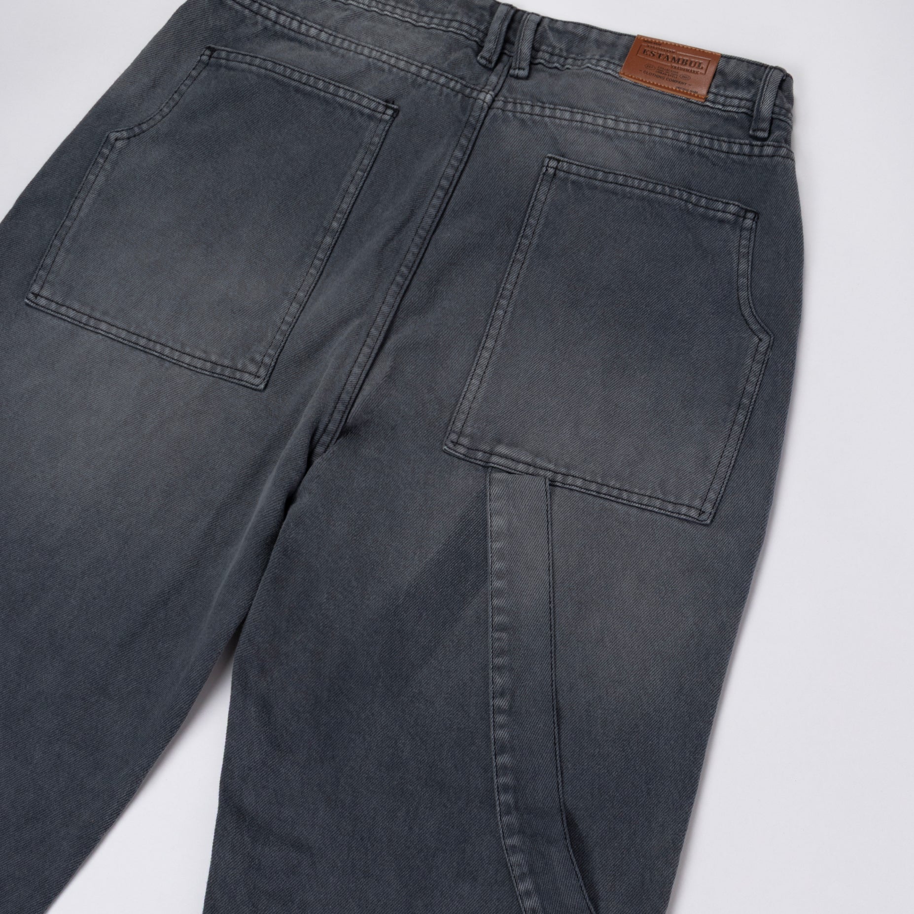 Jean hombre Baggy gris