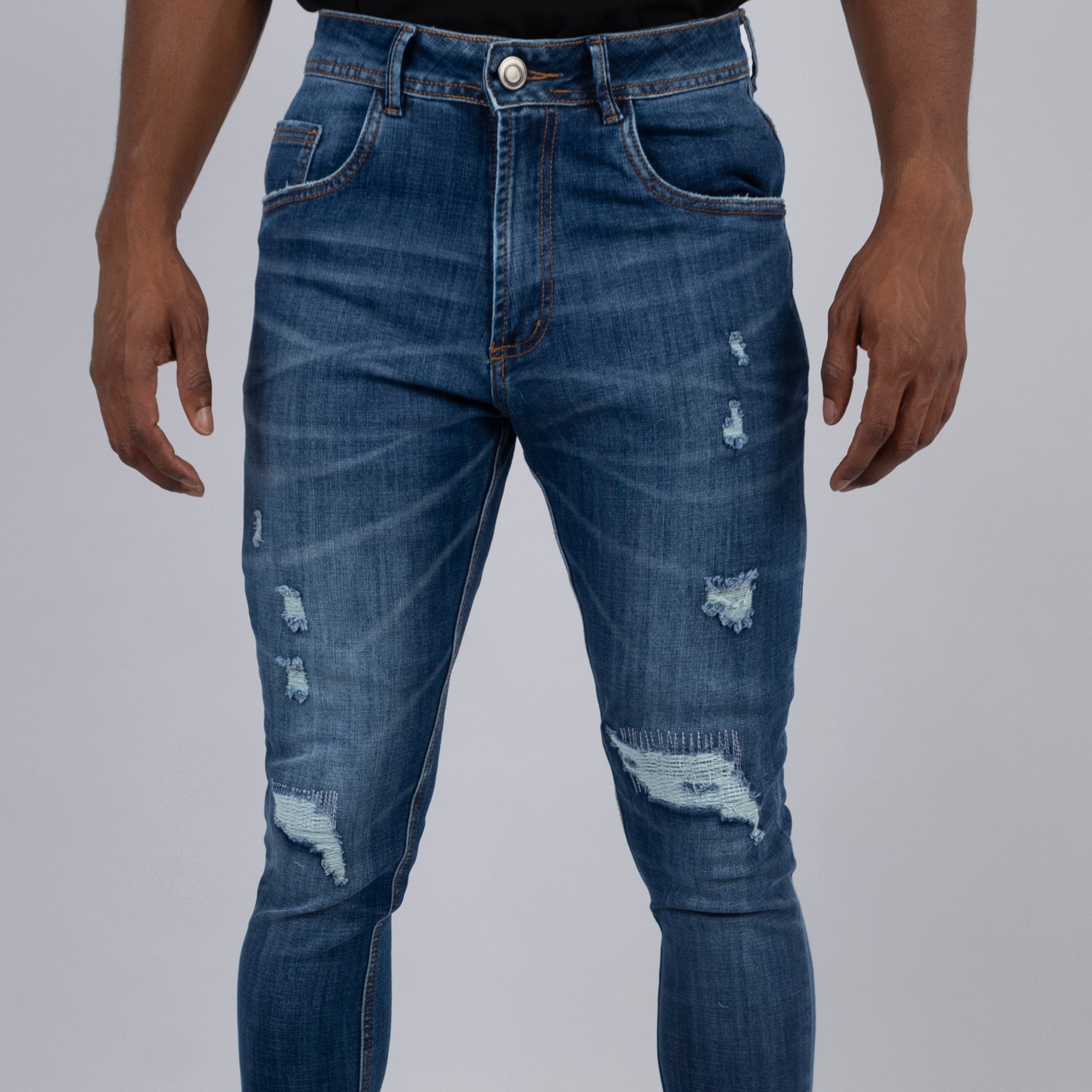 Jean hombre skInny azul
