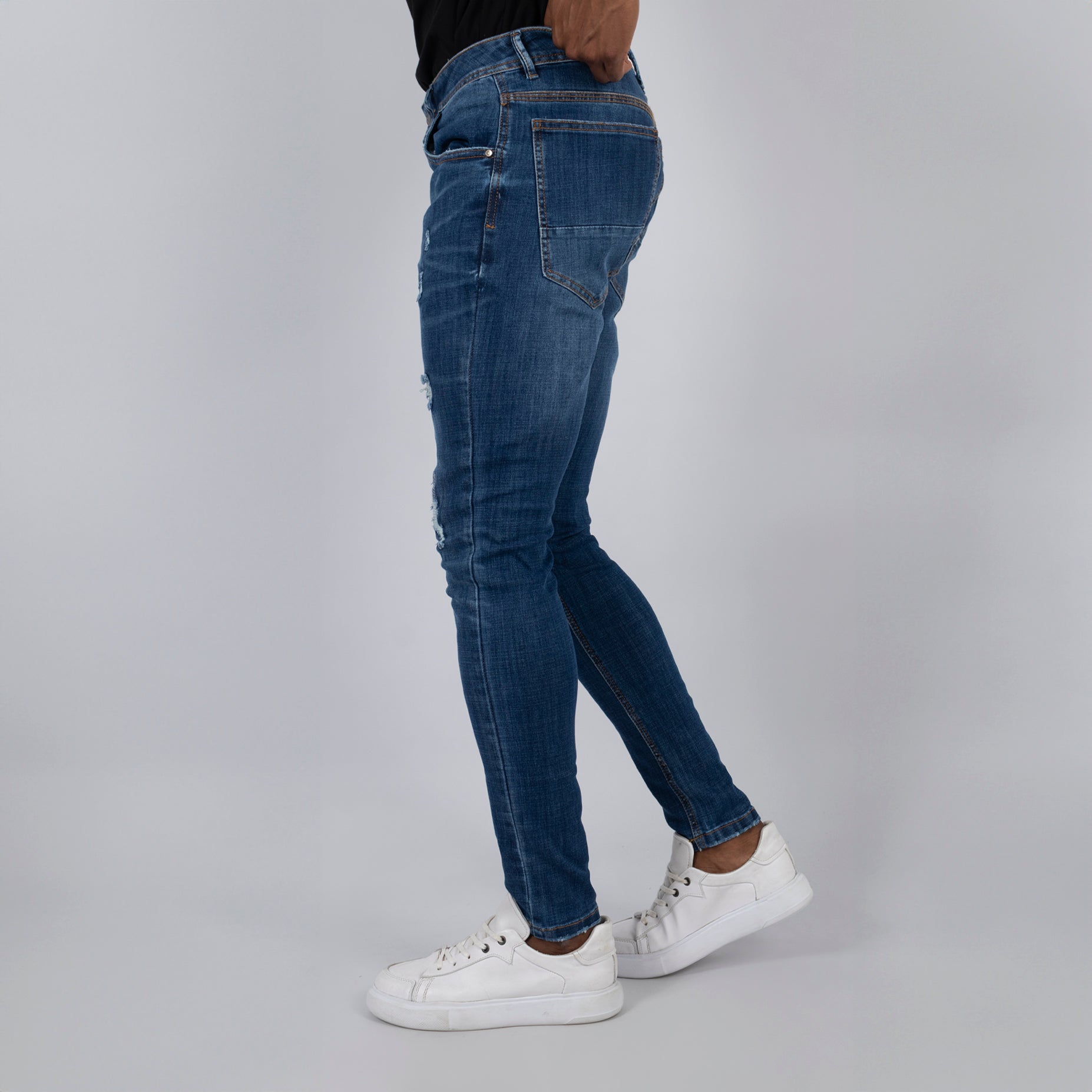 Jean hombre skInny azul