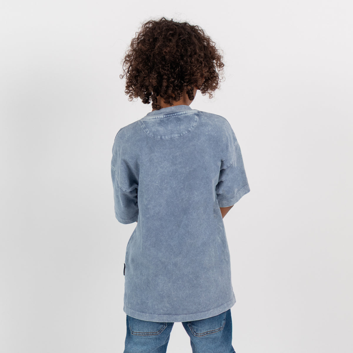 Oversize niño degrade azul
