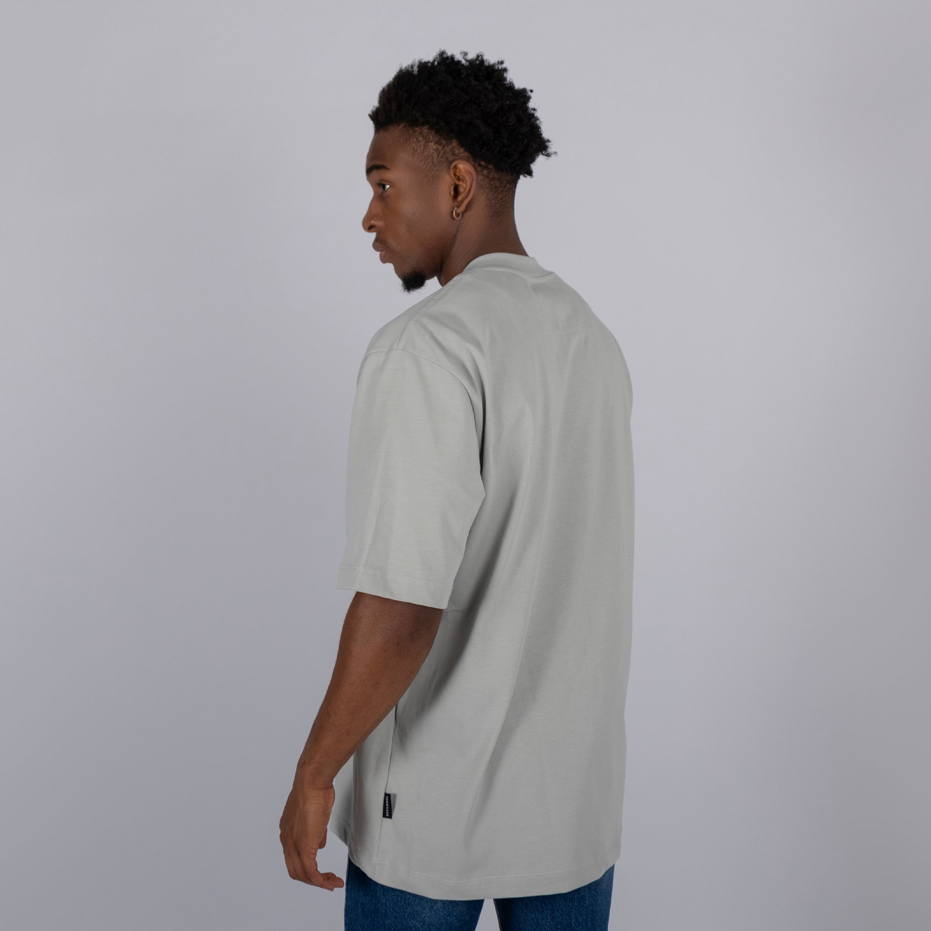 Oversize hombre basica arena