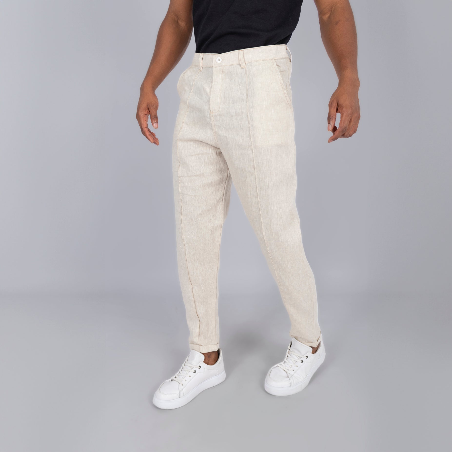 Pantalón hombre clasico sand