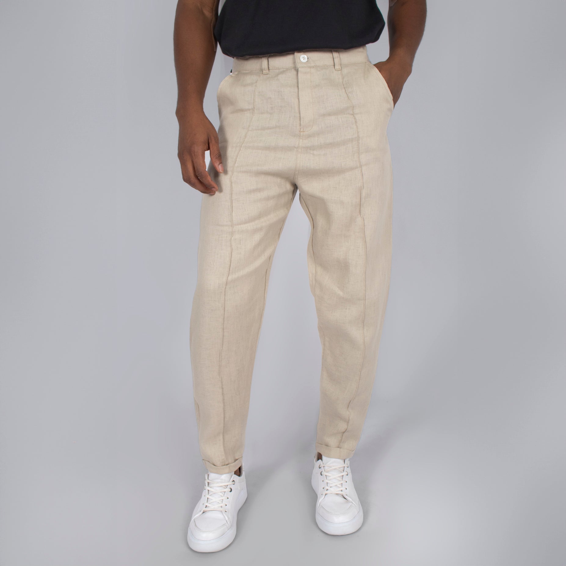 Pantalón hombre clasico sand