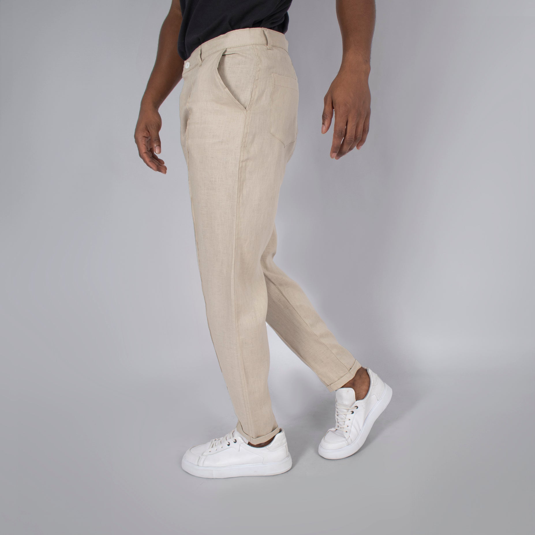 Pantalón hombre clasico sand